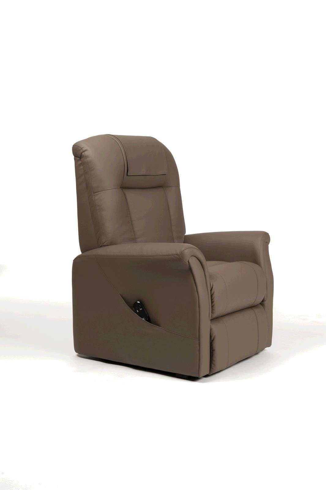 VERMEIREN TV-Sessel Aufstehsessel Ontario kg Relaxsessel 1 elektrischer Stoff blau Fernsehsessel 150