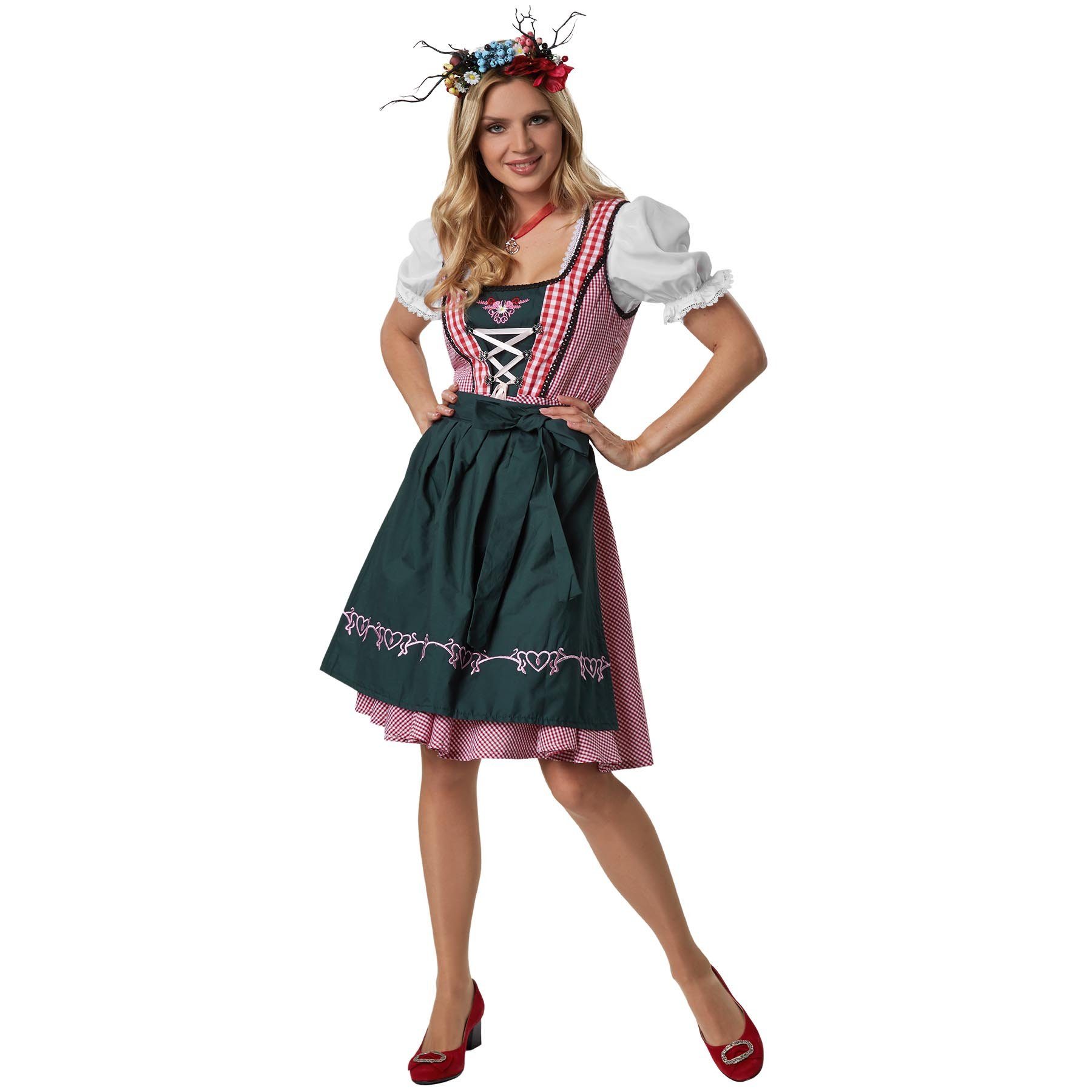 dressforfun Dirndl Frauenkostüm Mini-Dirndl Berchtesgaden Modell 1 günstig online kaufen