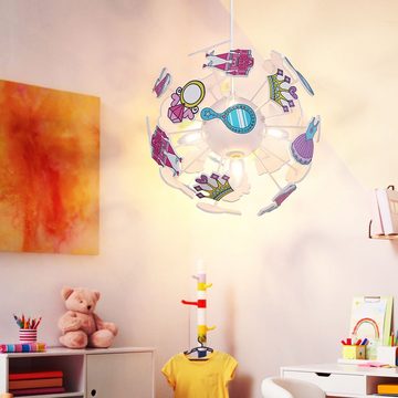 Globo Dekolicht, Leuchtmittel nicht inklusive, Mädchen Hänge Strahler Schloss Krone Kleid Lampe Kinder Spiel