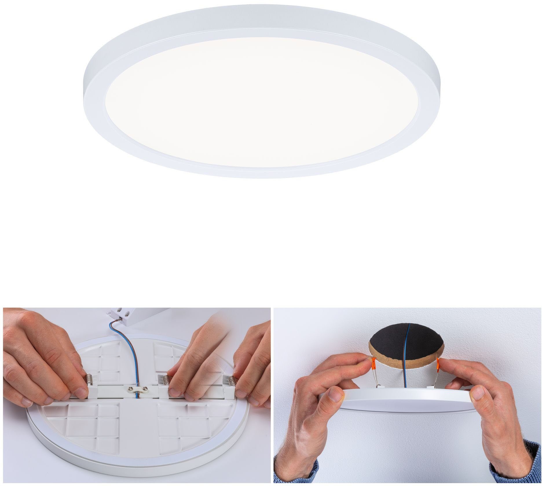 Neutralweiß, Paulmann integriert, LED-Modul, mehrere Helligkeitsstufen, fest Areo, Einbauleuchte 3-Stufen-dimmbar LED LED