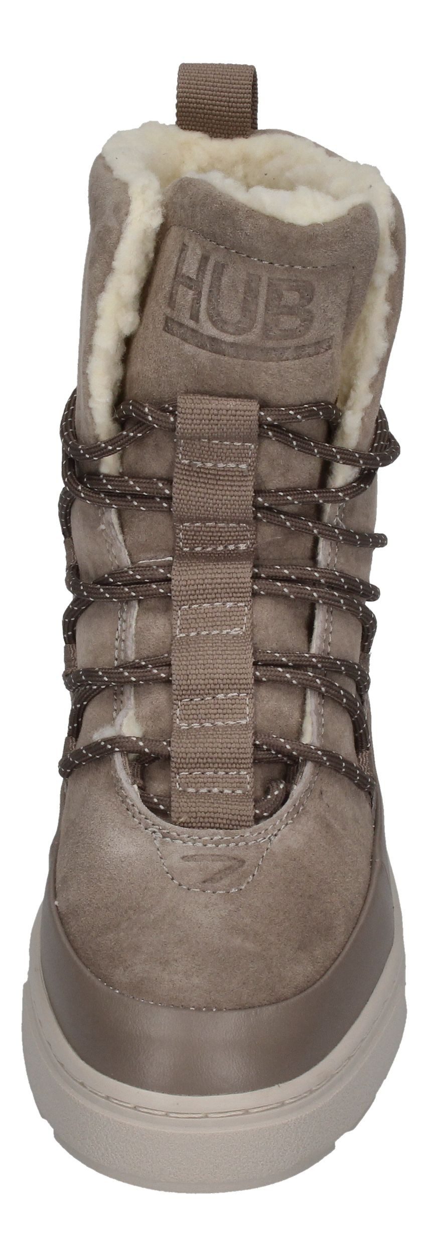 HUB Luna Stiefelette dark taupe bone