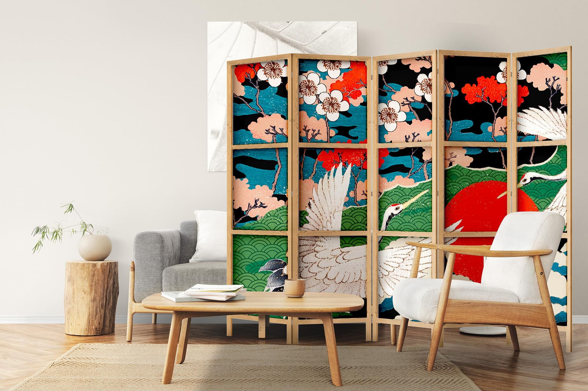framed concept Paravent Raumteiler aus Holz, günstig online kaufen