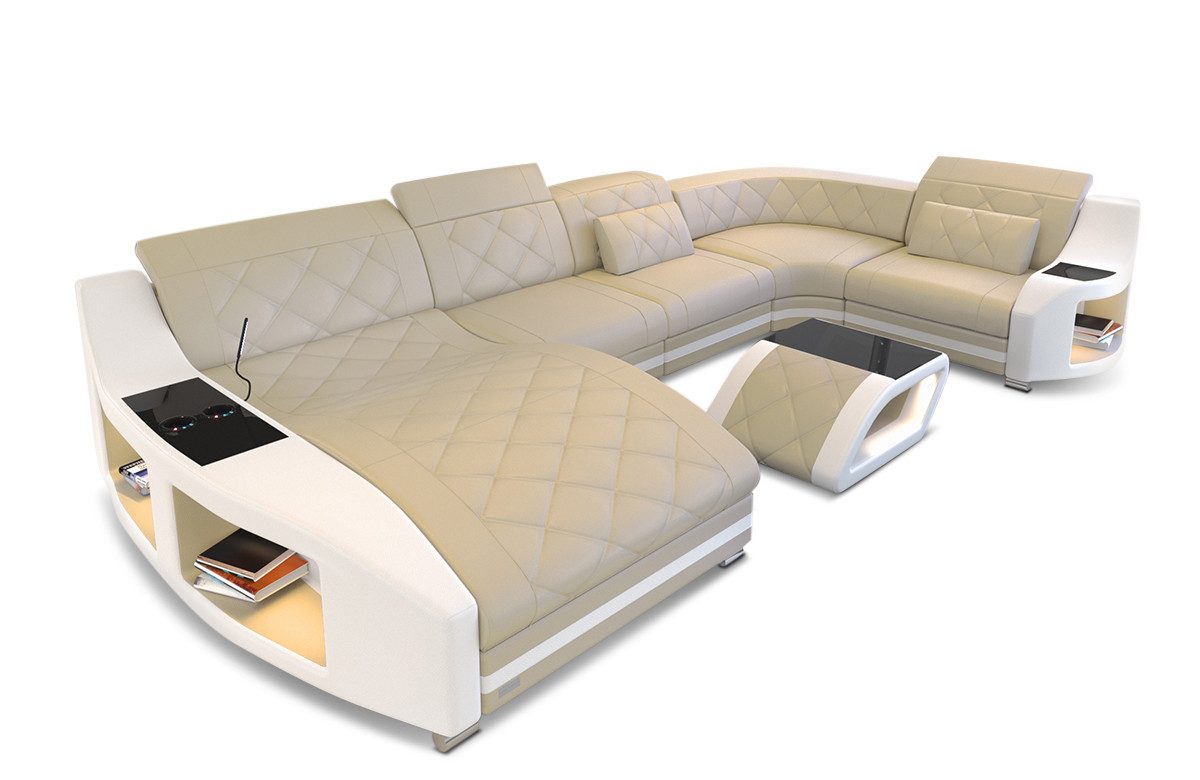 Sofa Dreams Wohnlandschaft Sofa Leder Swing günstig online kaufen