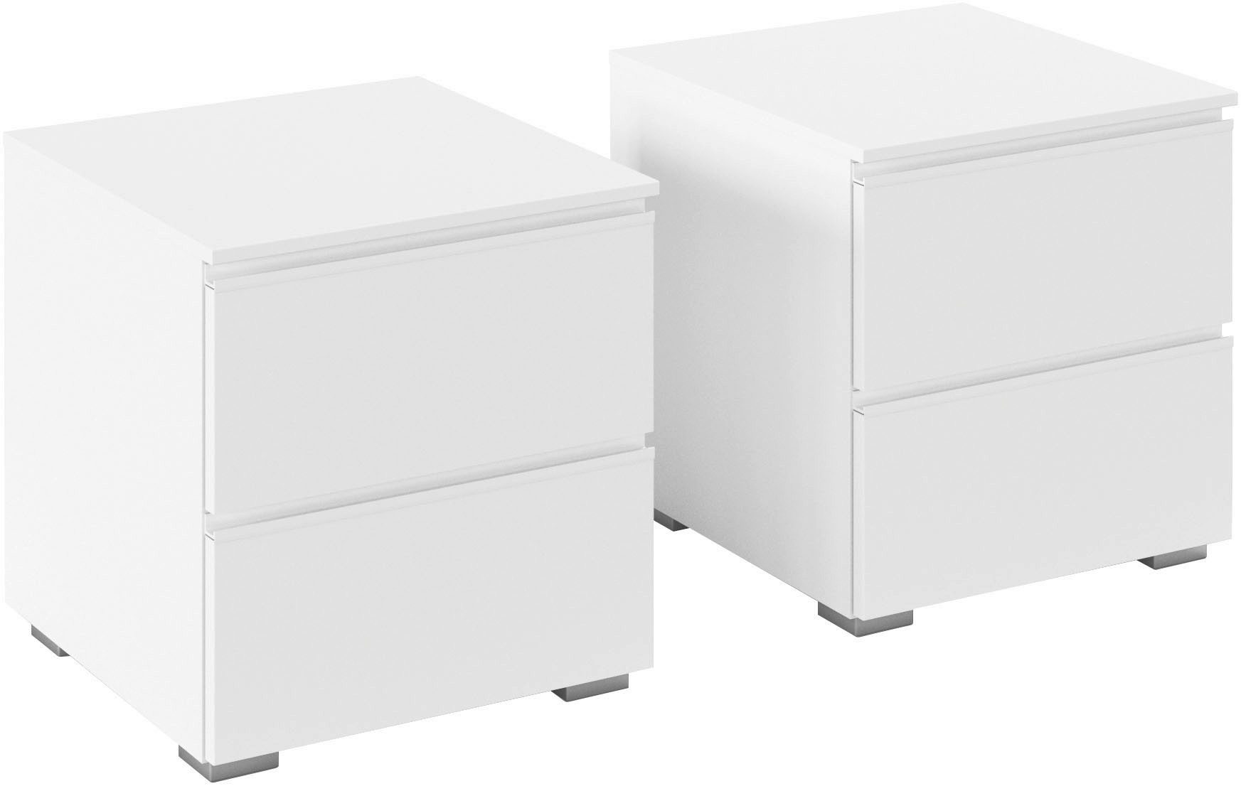 rauch Nachtkommode Joel (Breite 40 cm), jeweils zwei praktische und geräumige Schubladen MADE IN GERMANY