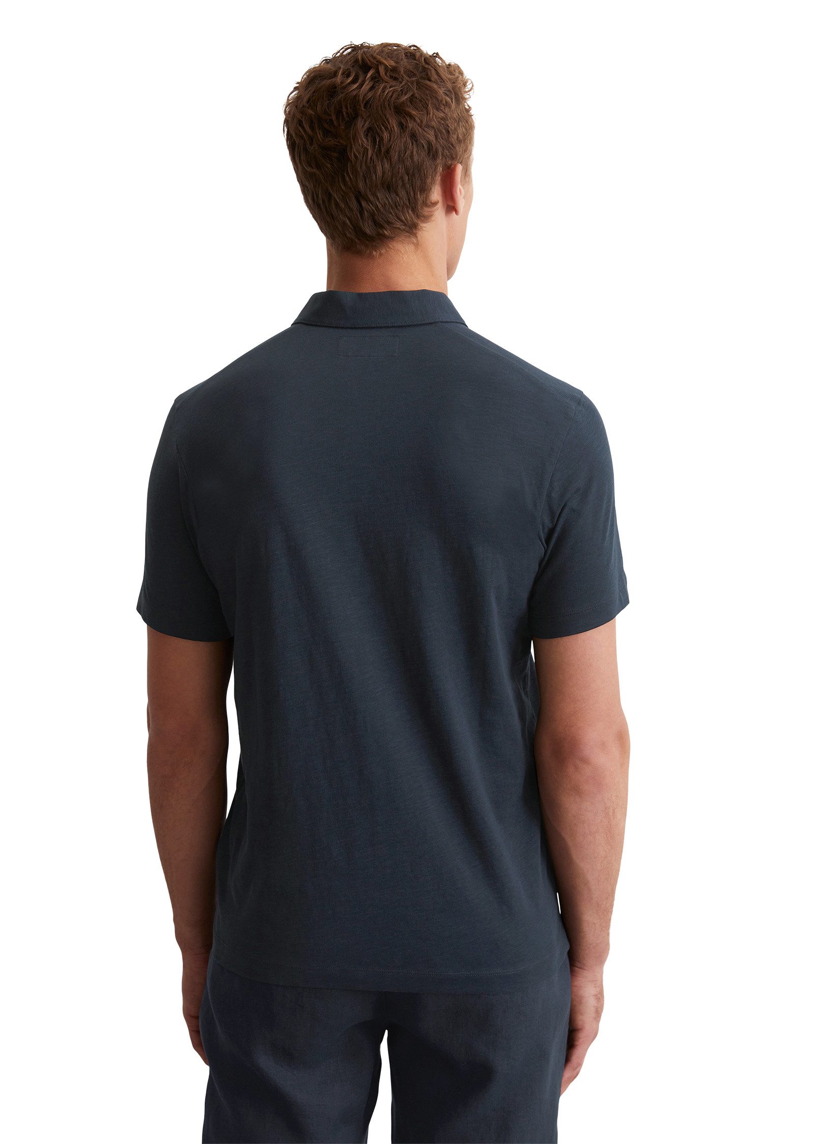 Marc O'Polo Poloshirt mit lebendiger, bewegter Oberfläche günstig online kaufen