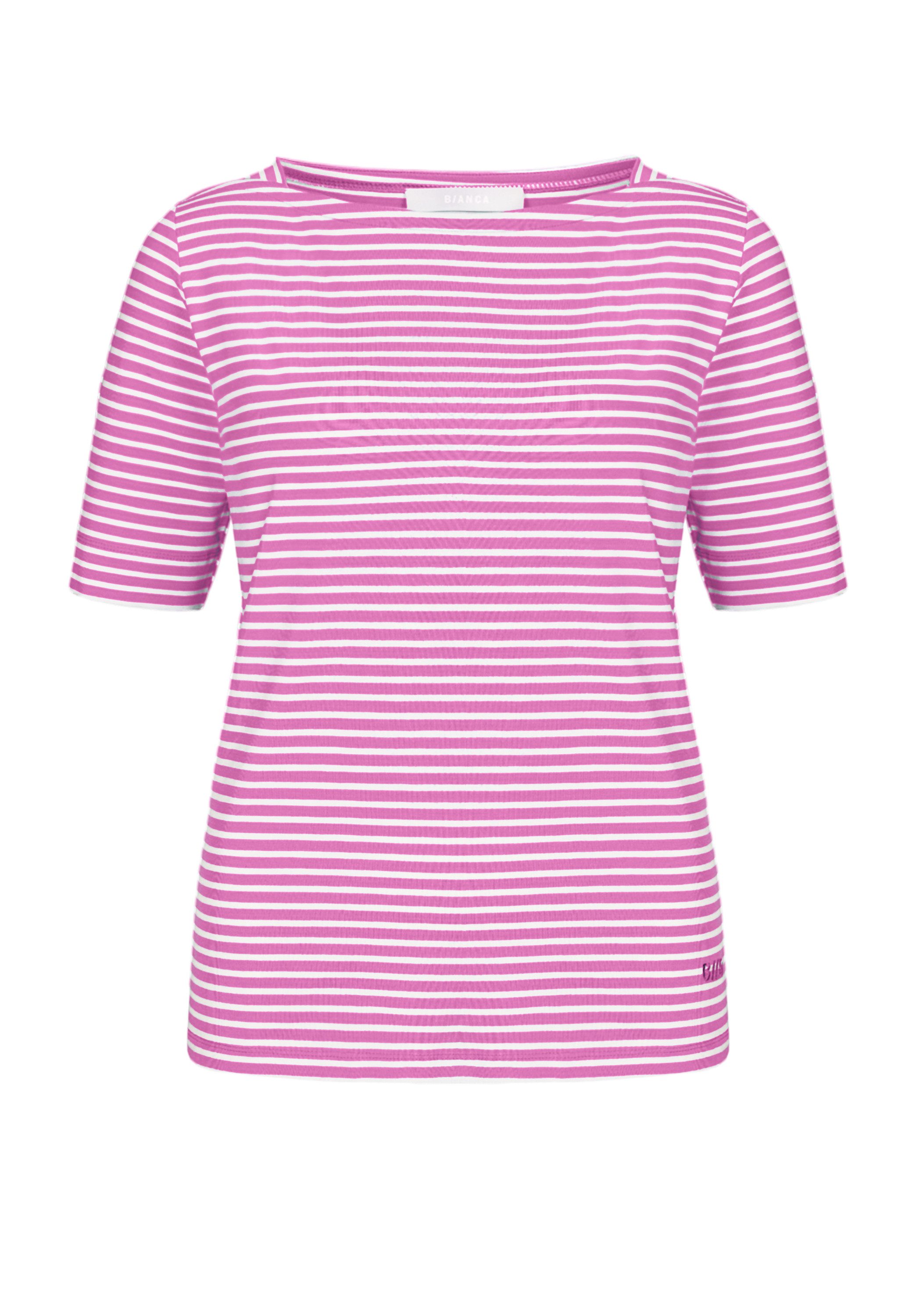bianca Kurzarmshirt LOTTI im Streifen-Look und angesagten Trendfarben günstig online kaufen