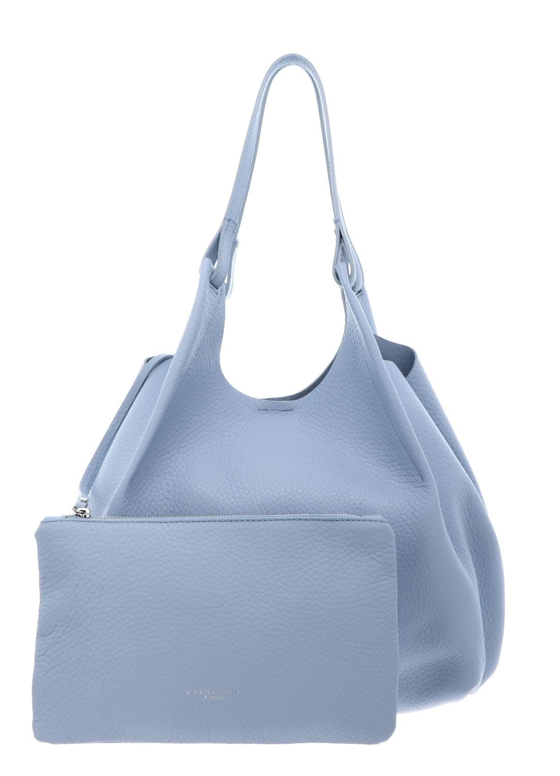 GIANNI CHIARINI Shopper Shopping Bag (Set, 2-tlg), aus echtem Rindsleder