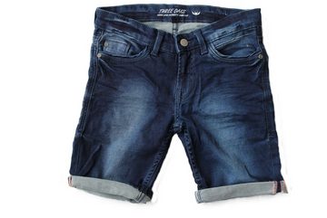 THREE OAKS Shorts J240009 2000 knitted Denim Short die coolen Boys