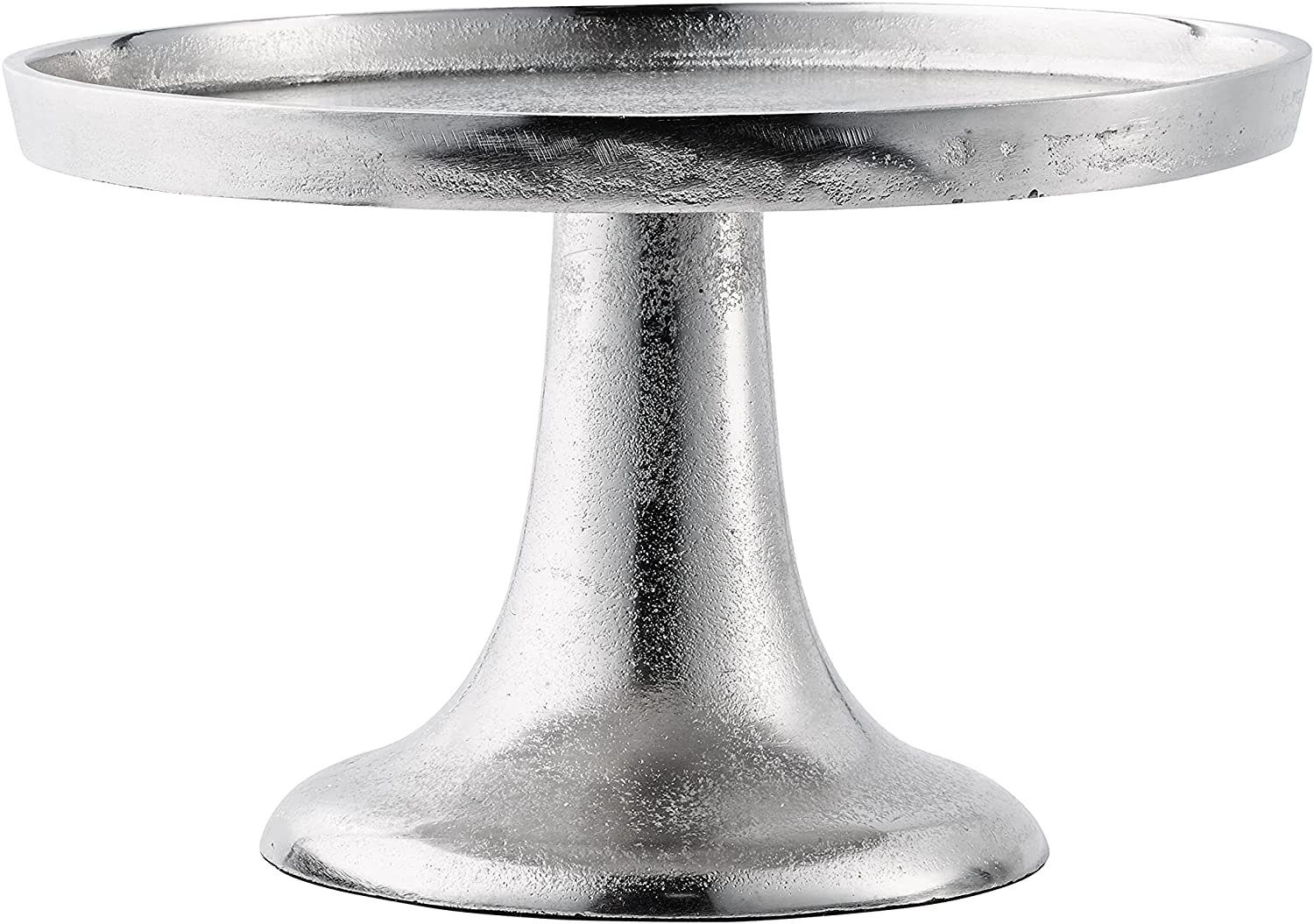 Metall, Dekoschale M Hochzeit Servierplatte 26,5 Aluminium Tischdeko Deko cm Modern und MichaelNoll Luxus, Etagere Schale Küche, Silber aus Wohnzimmer Dekoteller