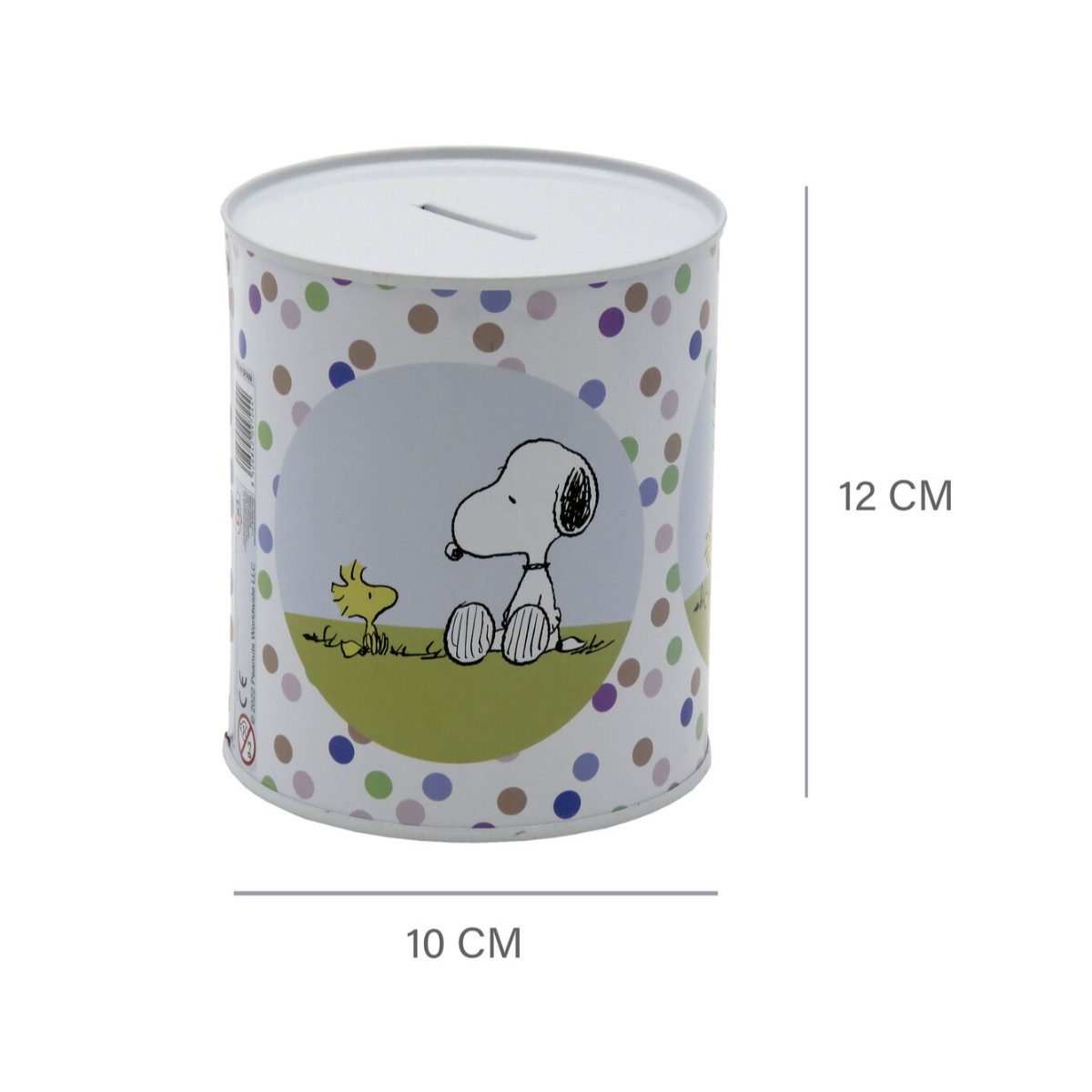 Snoopy Spardose mittel Sparbüchse Geldbox Münzbox Deko 10x10x12 cm – Bild 4 von 5