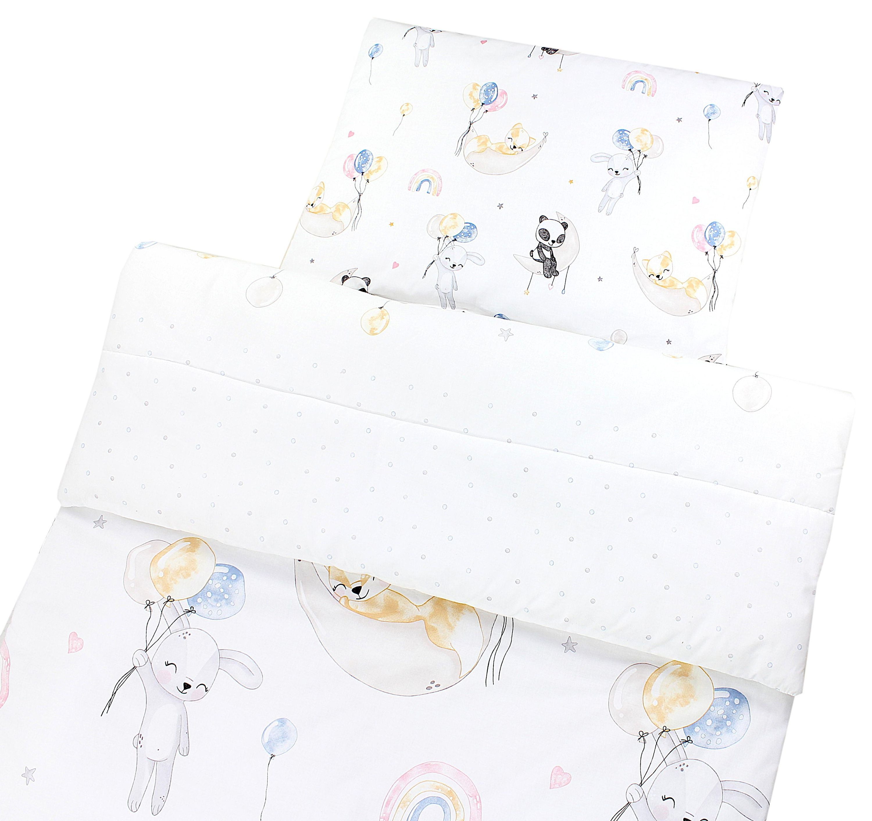 TupTam Kinderbettdecke Kinder Gemusterte Bettdecken Set Ganzjahresdecke Kopfkissen 2tlg.