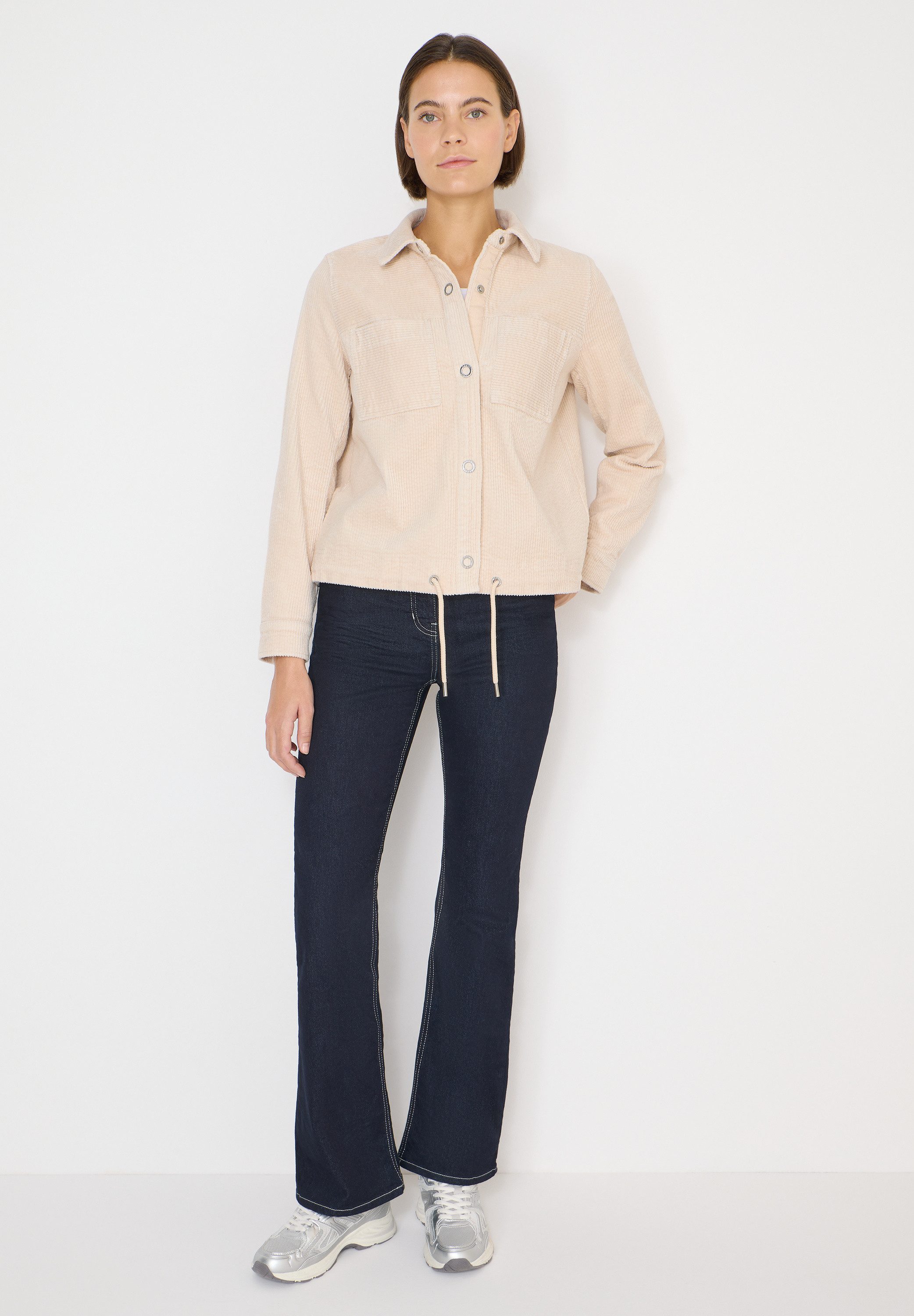 CECIL Cordjacke aus Baumwolle mit Stretchanteil