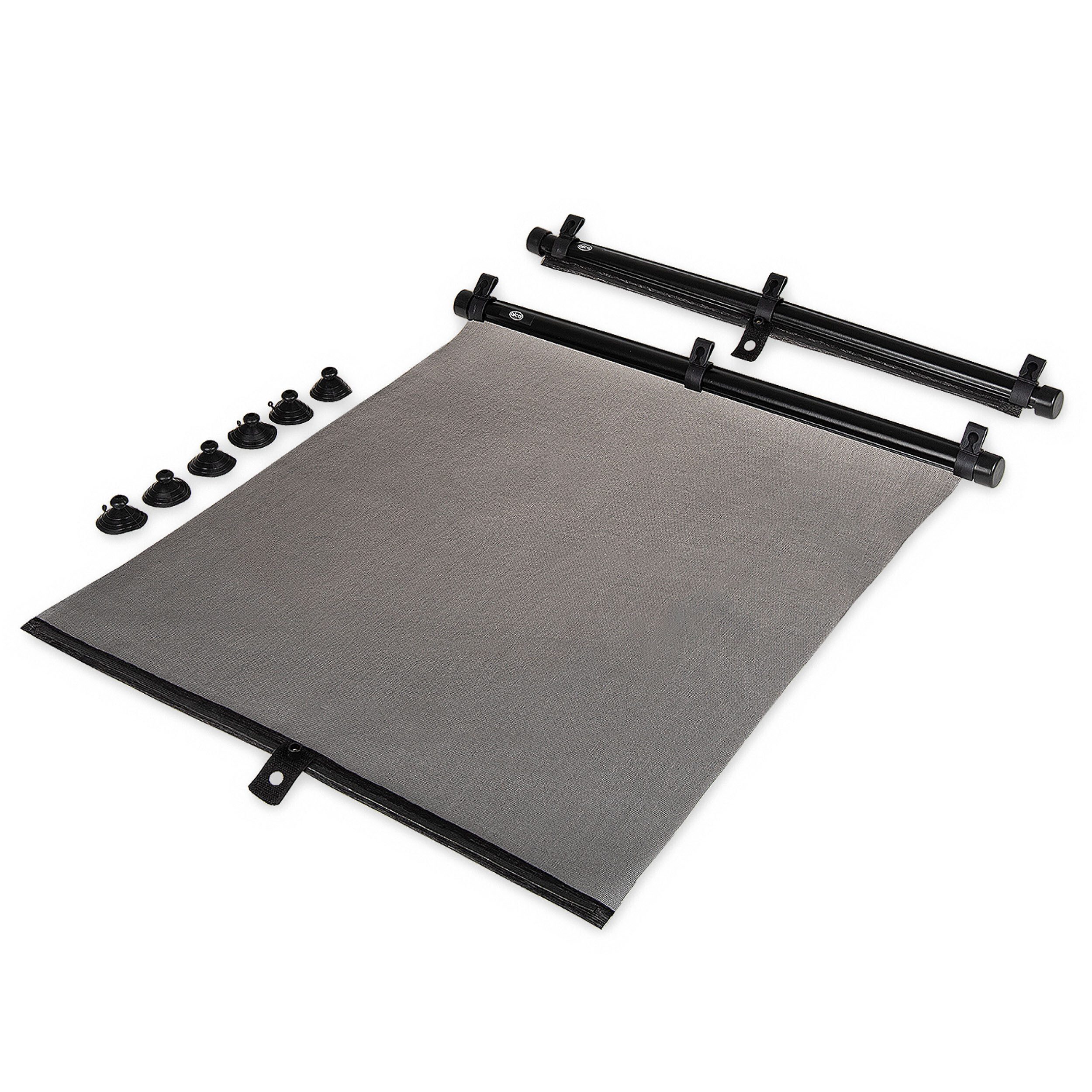 alca Autosonnenschutz Auto-Sonnenrollo 2x52x55 cm Autofenster 2er-Set UV Schutz Saugnäpfe, 52 x 2.5 cm, (2-St)