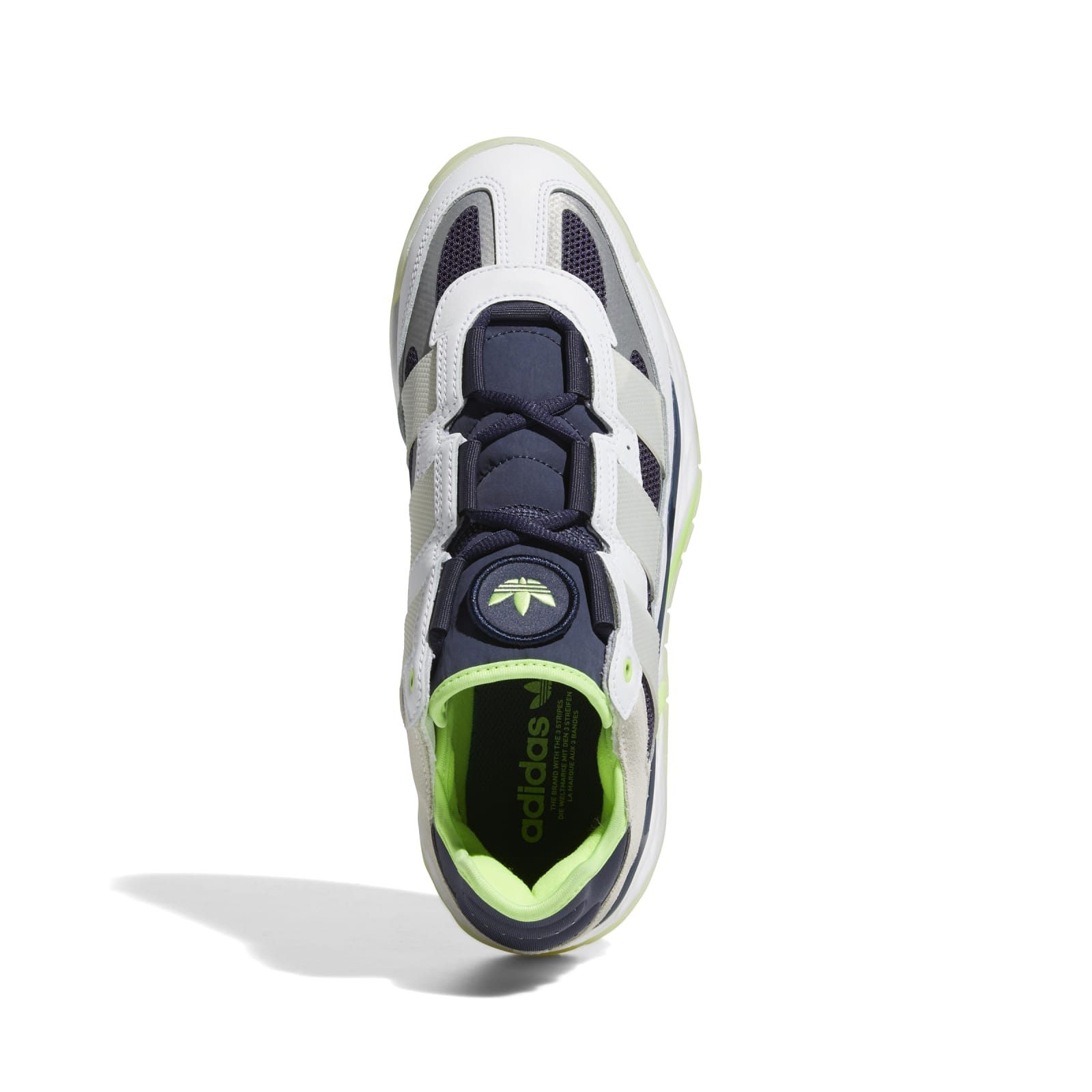 adidas Performance Hallen-Indoorschuhe Niteball (Basketball) weiss/blau/lim günstig online kaufen