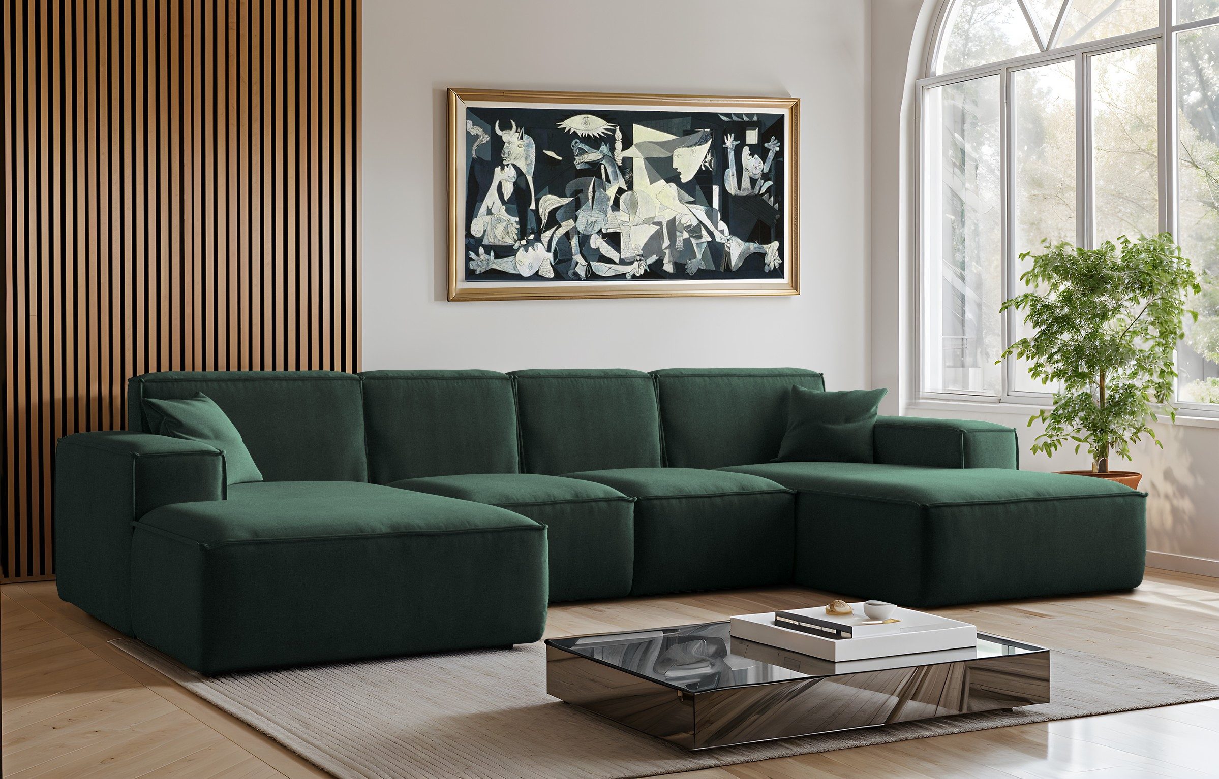 Kaiser Möbel Ecksofa Eckcouch U form, günstig online kaufen
