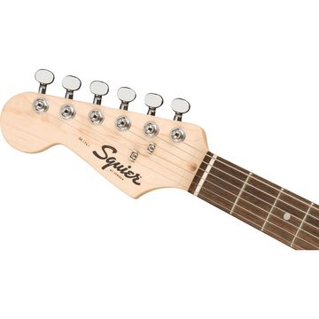 Squier E-Gitarre, Fender Mini Strat V2 Lefthand Black, E-Gitarren, ST-Modelle, Mini Strat V2 Lefthand Black - E-Gitarre