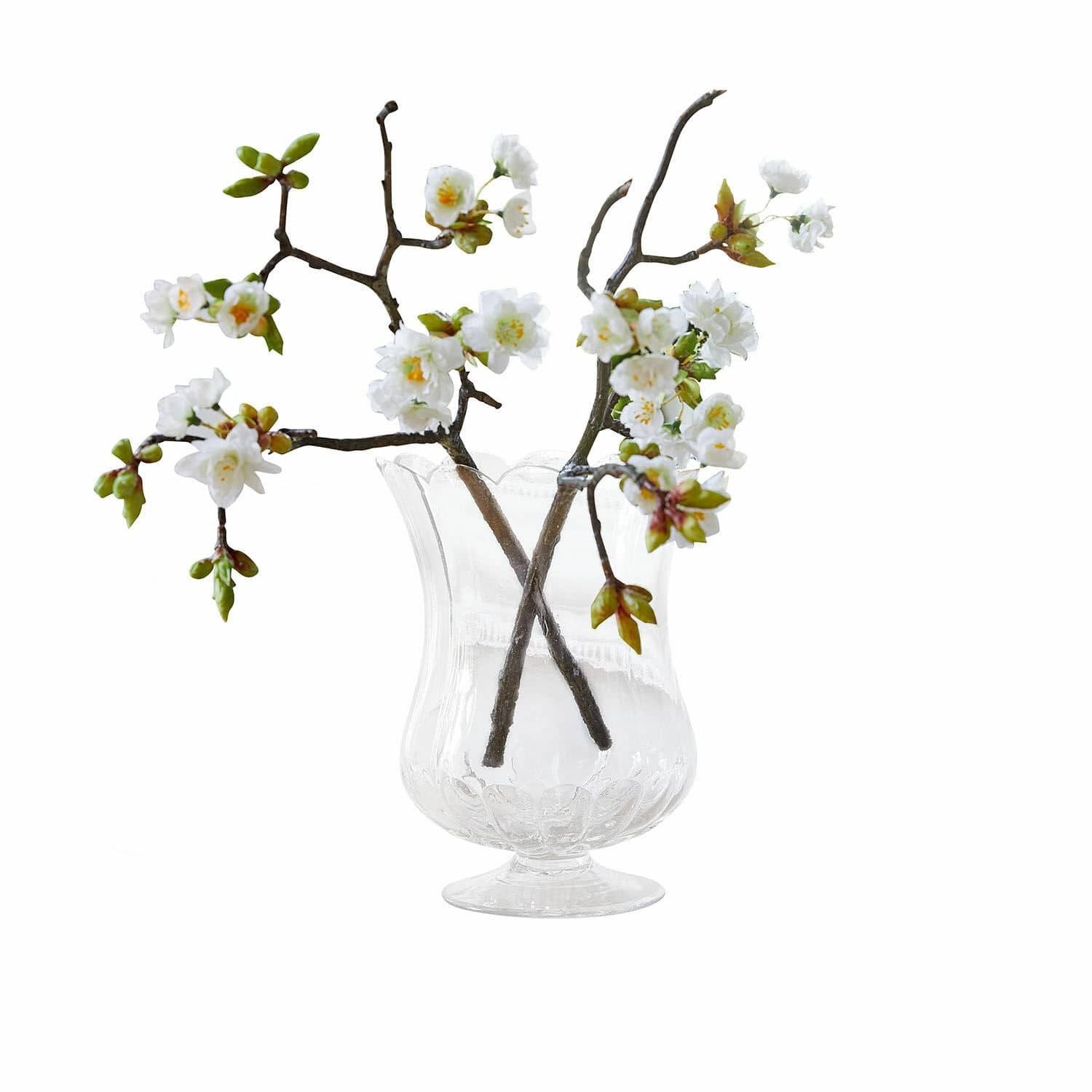 Kunstblume Dekoblume 2er Set Gráda weiß, Mirabeau, Höhe 58.0 cm