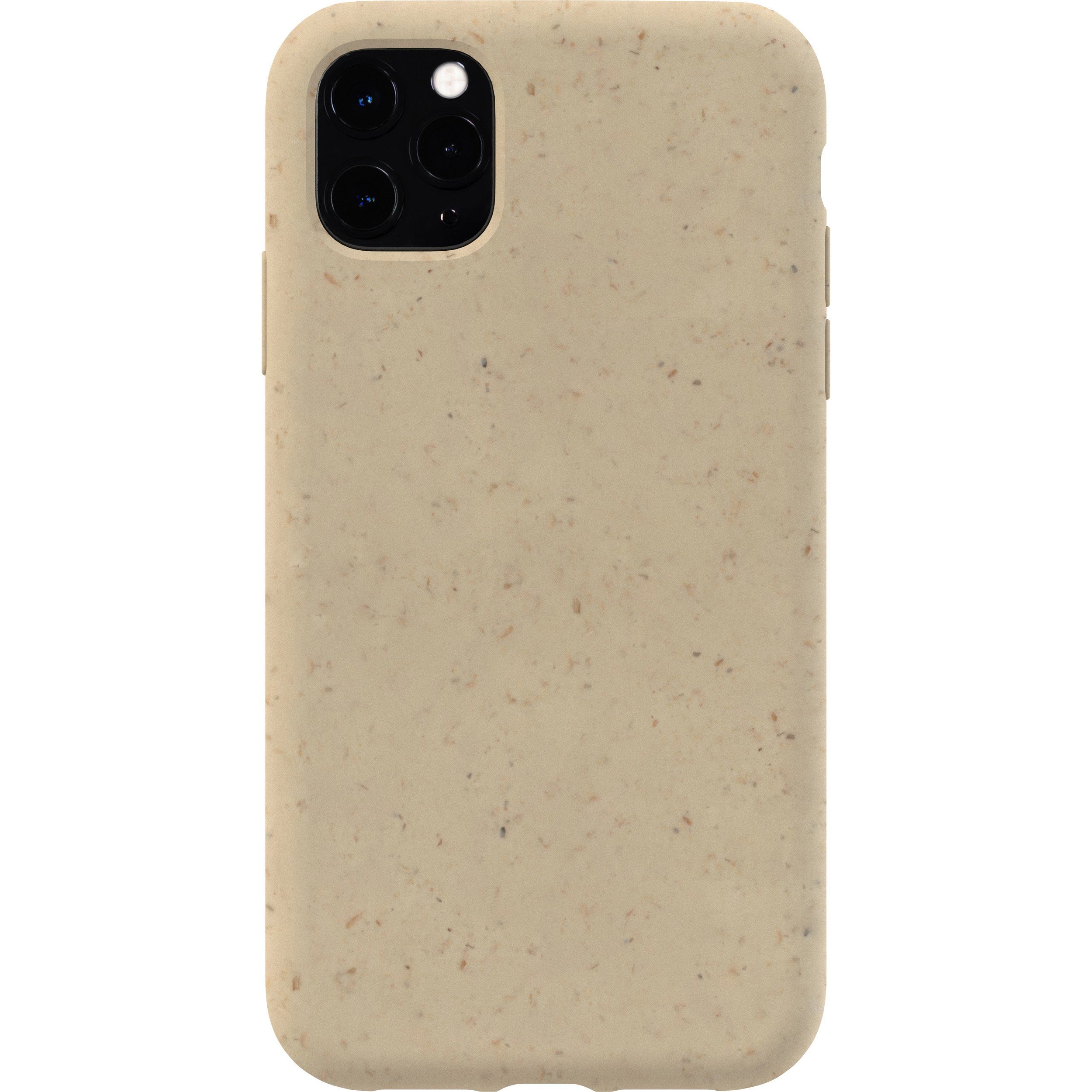 KMP Creative Lifesytle Product Handyhülle Biologisch-abbaubare Schutzhülle für iPhone 11 Pro Beige 5,8 Zoll