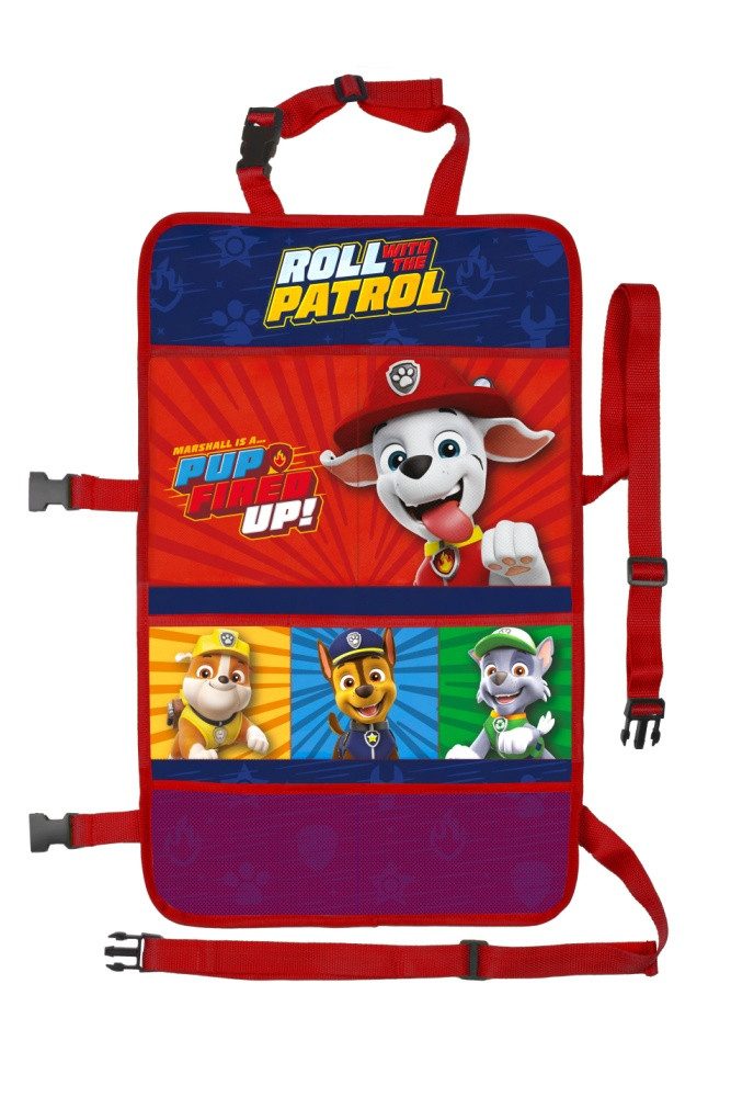 Seven Polska Rücksitzorganizer Seven Polska: "PAW PATROL BOYS" für Autorücklehne und Kinderwagen