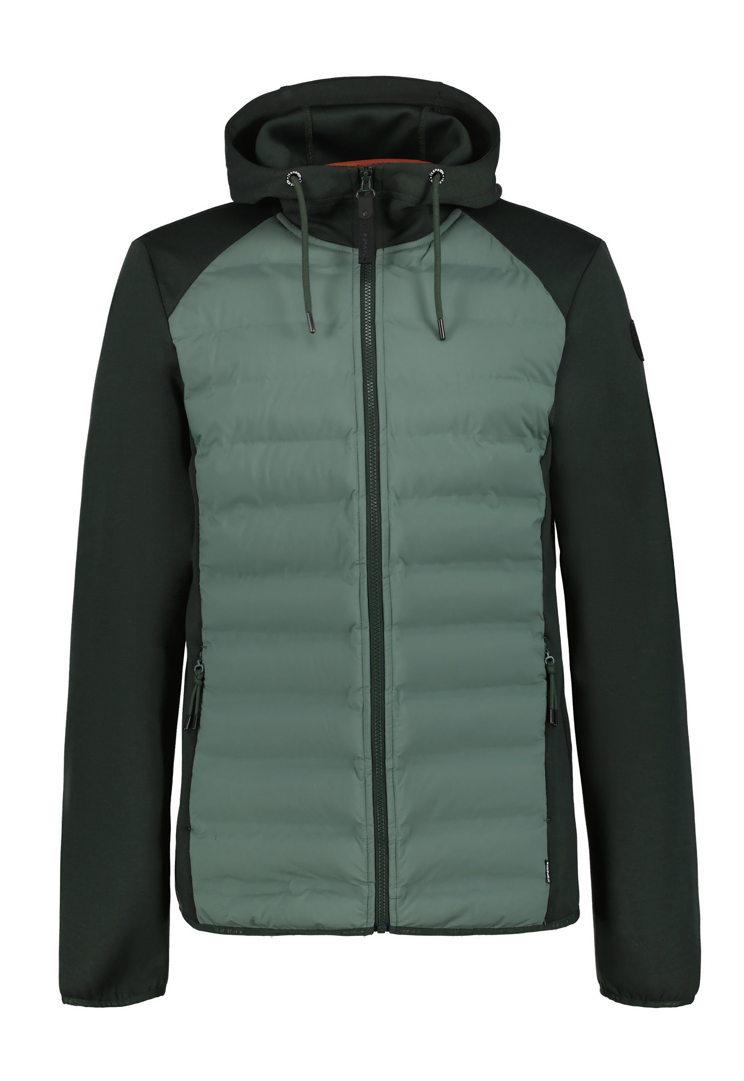 Icepeak Outdoorjacke ICEPEAK AIKERA dezentem am dark Logopatch green Oberarm mit