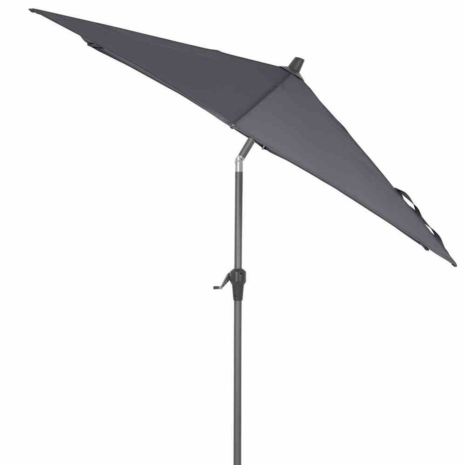 Siena Garden Sonnenschirm Avio Mittelstockschirm anthrazit/anthrazit Ø 250cm, Gestell Alu anthra