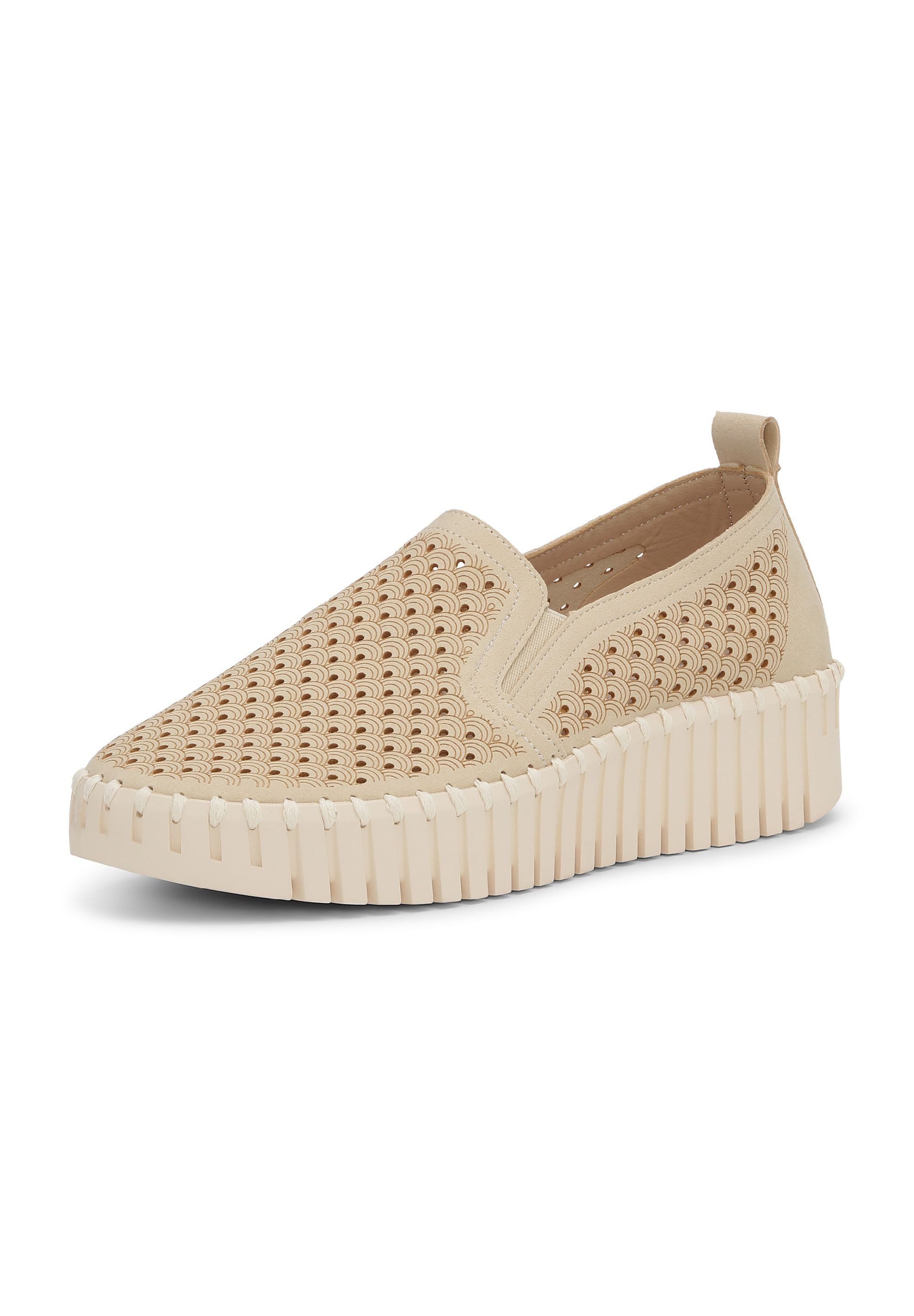 Ilse Jacobsen TULIP4078 Slipper Plateausohle, atmungsaktive Mikrofaser, hoher Tragekomfort