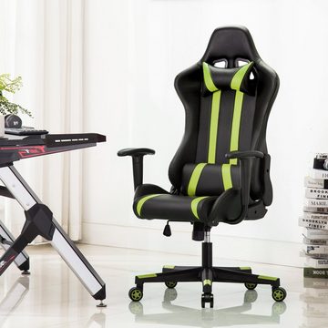 Intimate WM Heart Gaming-Stuhl Racingstuhl, Bürostuhl, Drehstuhl, ergonomisch, höhenverstellbar