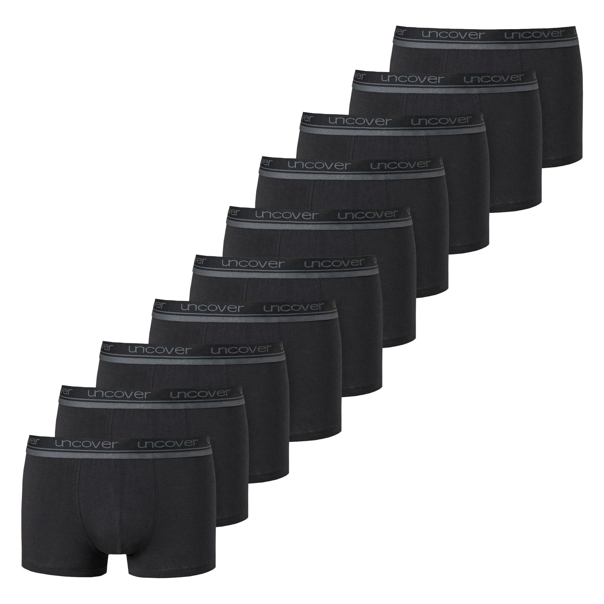 uncover by SCHIESSER Boxer Herren Boxershort 10er Pack Baumwolle (Packung, günstig online kaufen
