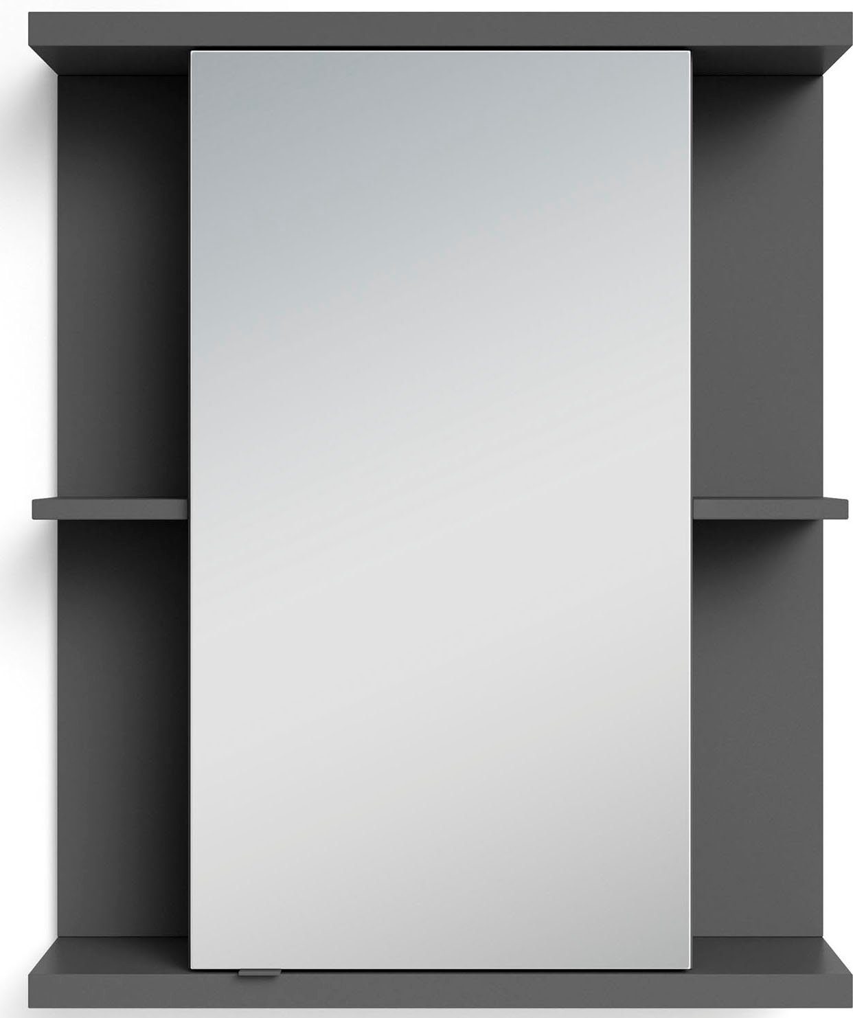 byLIVING Spiegelschrank Nebraska Breite 60 viel großer Spiegeltür mit anthrazit anthrazit | matt Stauraum und cm