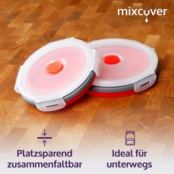 Kochbesteck-Set mixcover faltbare Frischhaltedose mit Deckel aus Silikon Bentobox Brot