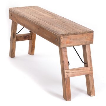 DESIGN DELIGHTS Sitzbank KÜCHENBANK "ALDO", faltbar, 112x48x28 cm (LxHxB), Holzbank, Farbe: