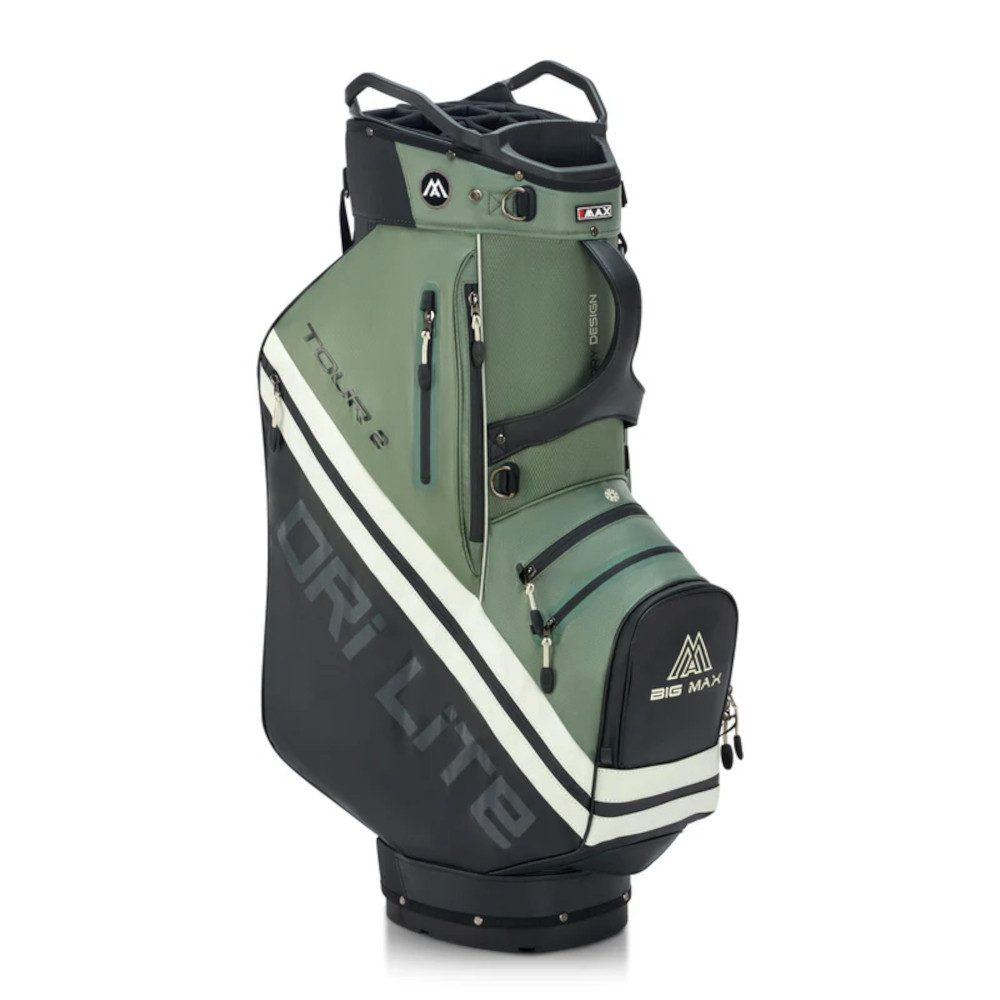 BIG MAX Cartbag Big Max Cartbag Dri Lite Tour 2 Schwarz Oliv 14-Fach Divider