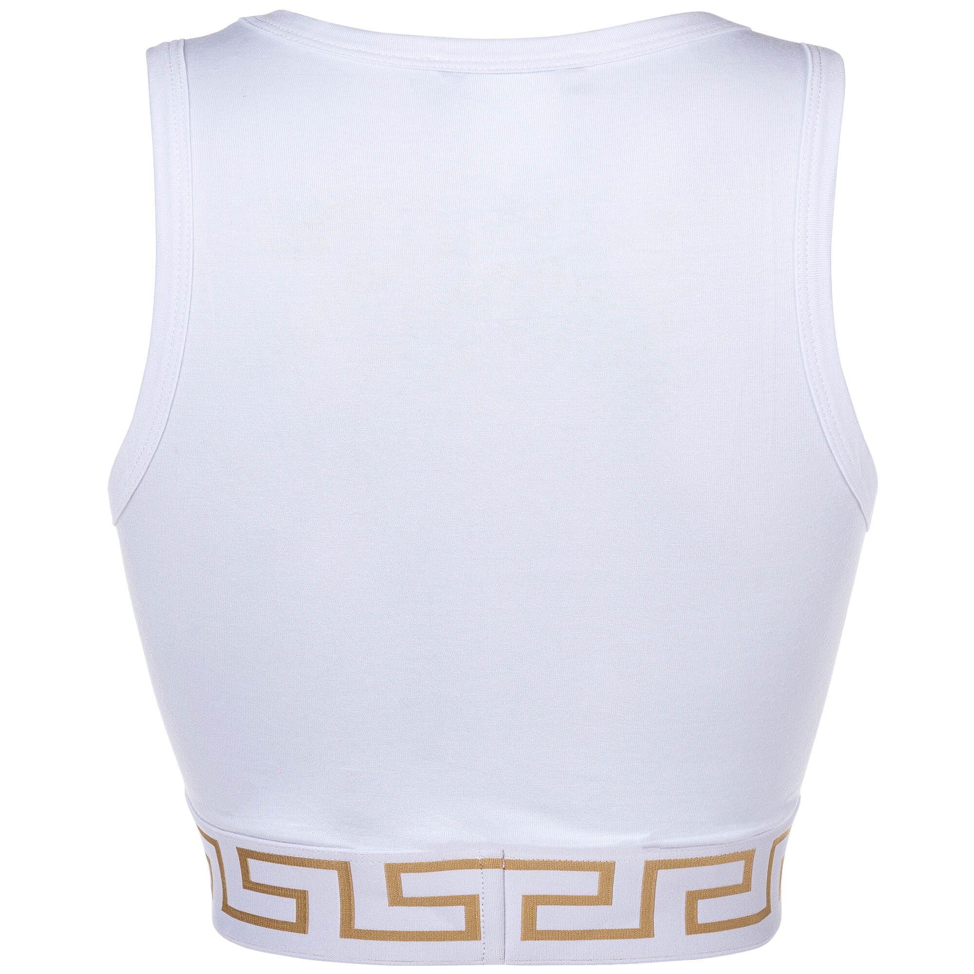 Versace Bustier Damen Weiß Tank T-Shirt, - Bustier TOPEKA, Underwear