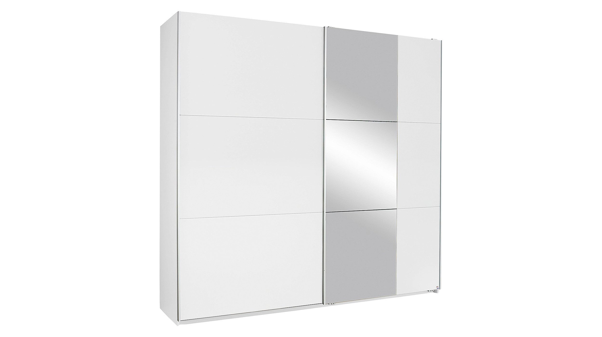 Schwebetürenschrank von rauch® Kleiderschrank weiß mit Spiegel KRONACH