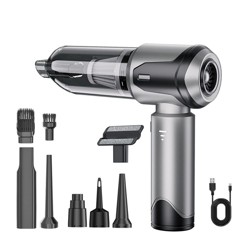 Coonoor Akku-Handstaubsauger Akku Auto Staubsauger Stark 22000Pa Handstaubsauger Kabellos 3-Gang, Mini Staubsauger 4 in 1 Autostaubsauger Multifunktionaler