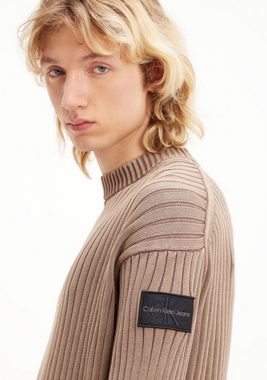 Calvin Klein Jeans Strickpullover mit Calvin Klein Logo-Badge am Ärmel
