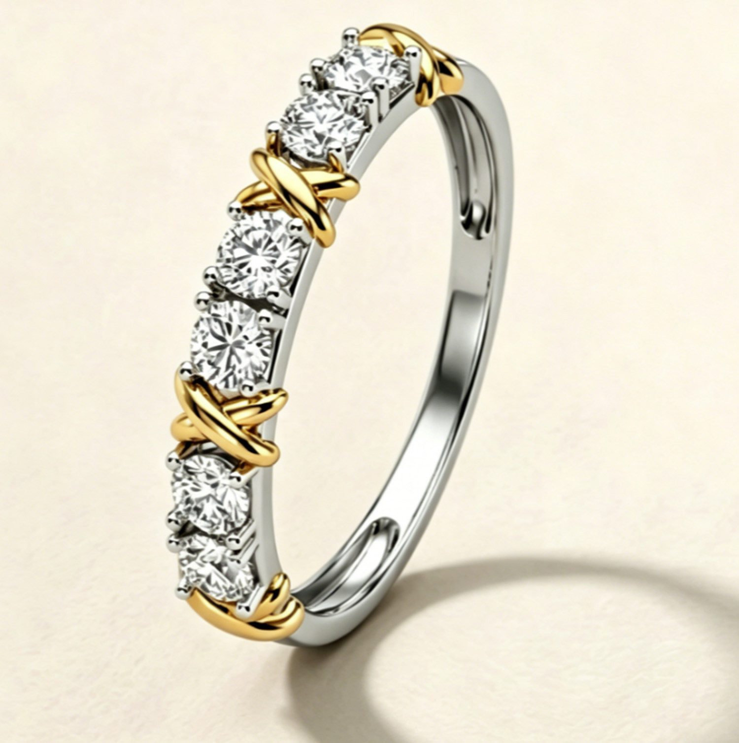 Jumpeak Diamantring 14KGold 0.08ct,imLabor gezüchteter Diamant,Verlobungsring als Geschenk, D/E VVS/VS,3EX,Verlobungsring,Damenring,Hochzeitsgeschenk