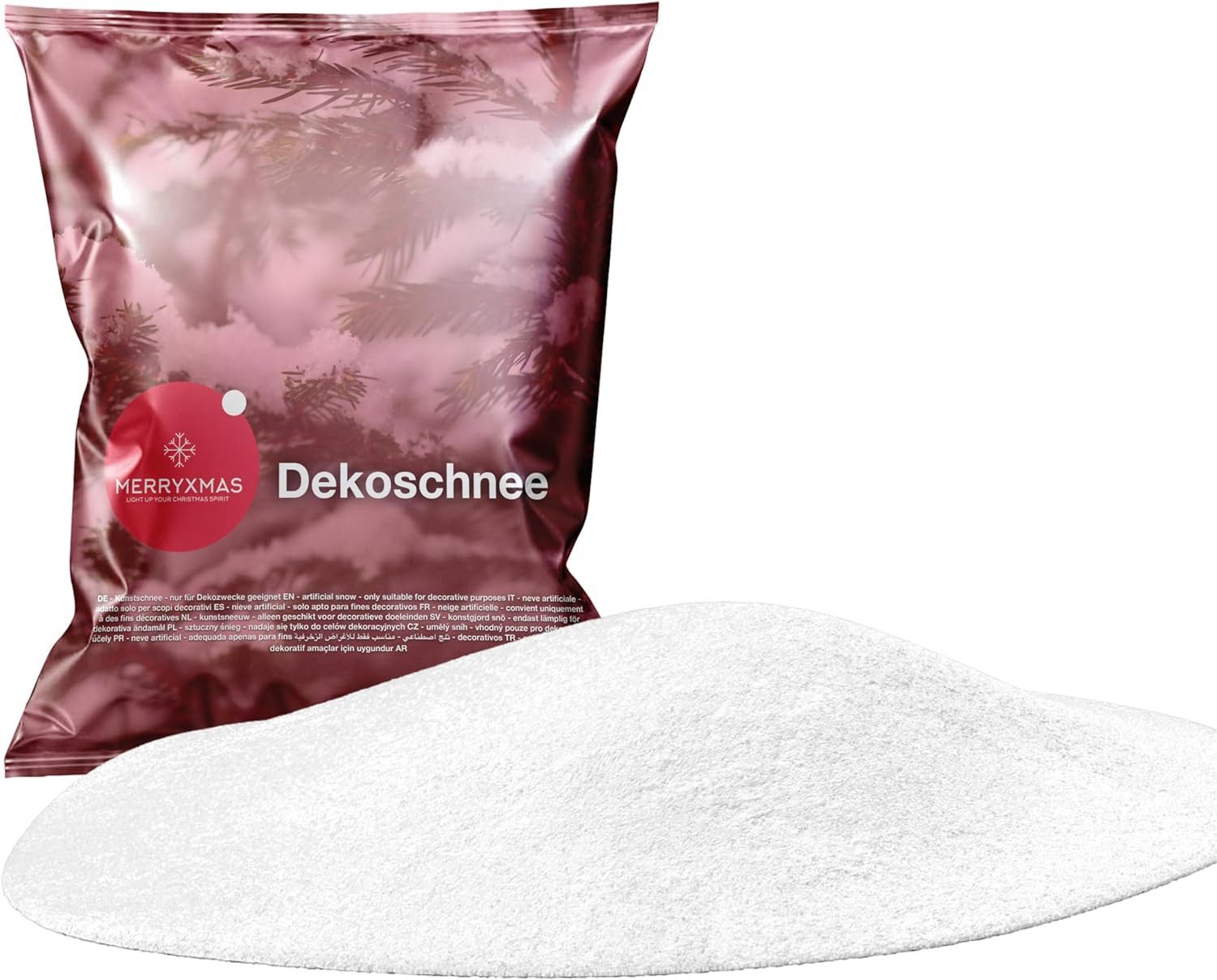 MerryXmas Streudeko Kunstschnee - täuschend echt - ca. 1000 ml -flauschig W günstig online kaufen