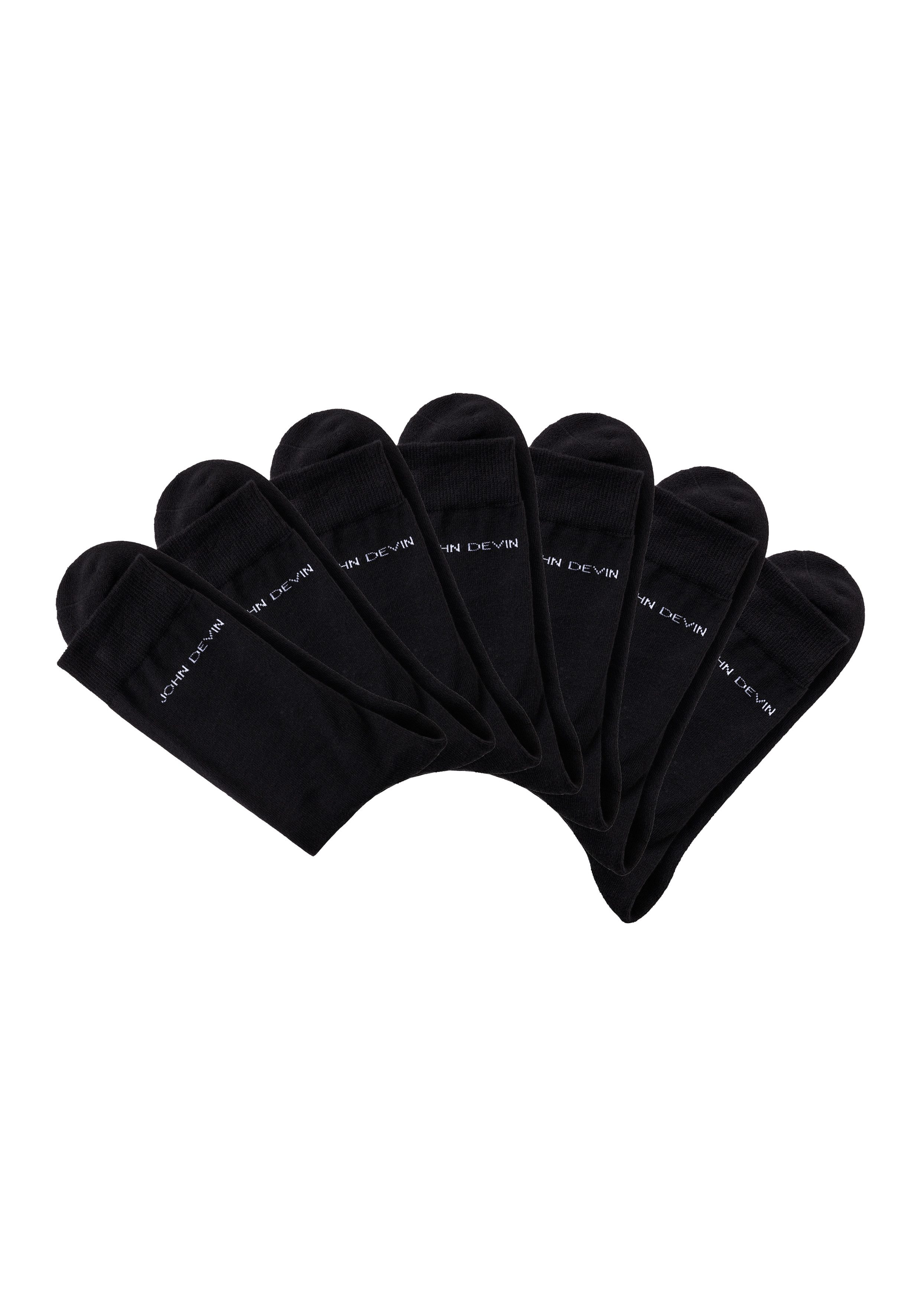 John Devin Basicsocken (Packung, 7-Paar) für günstig online kaufen