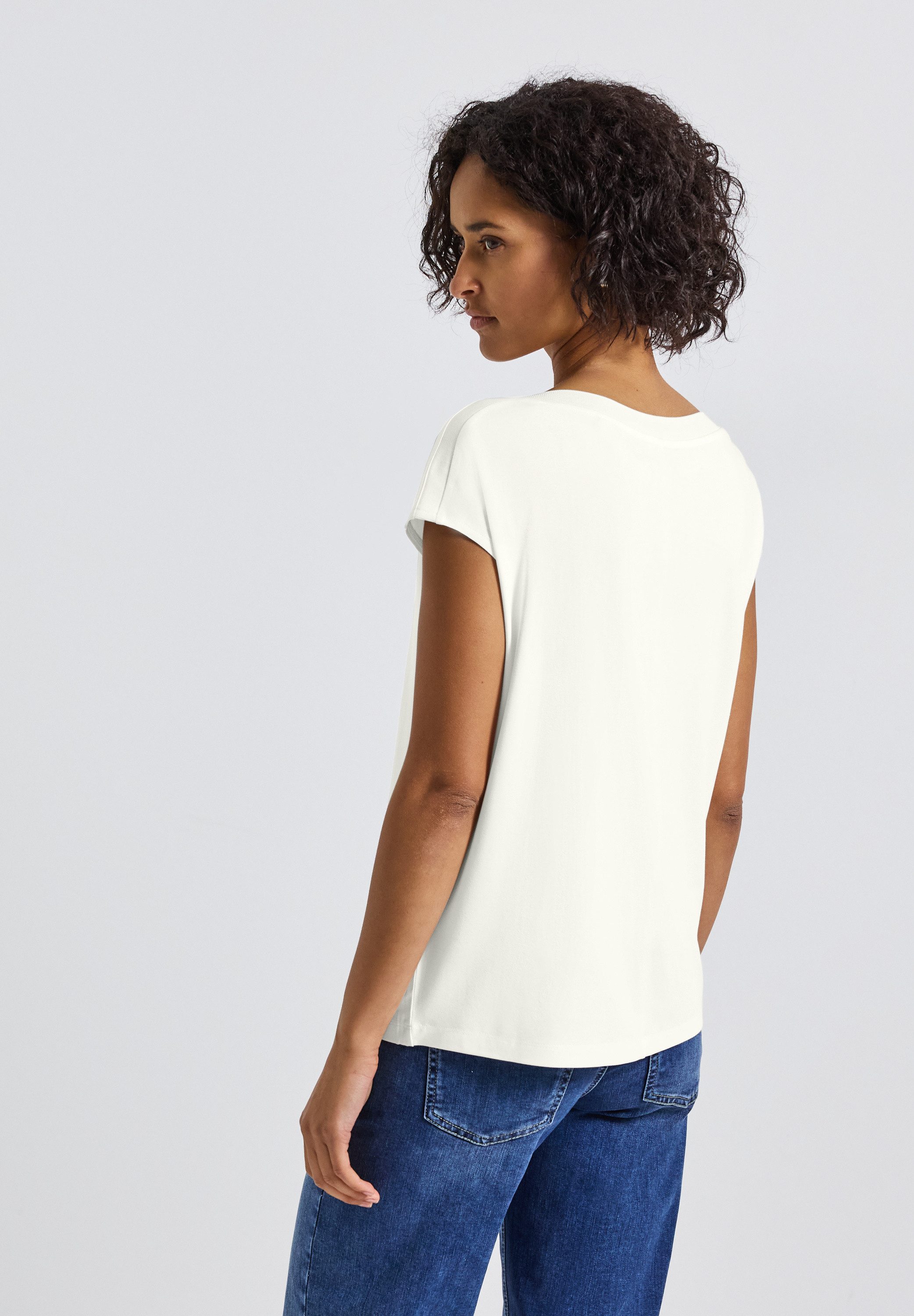 STREET ONE T-Shirt U-Boot Shirt mit günstig online kaufen