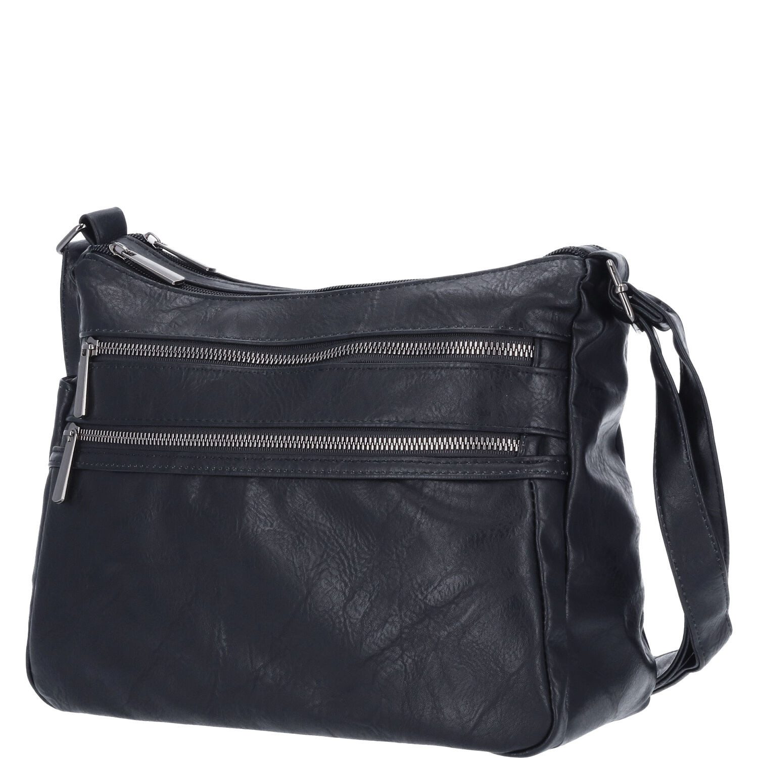 Umhängetasche Antonio Damen Handtasche schwarz
