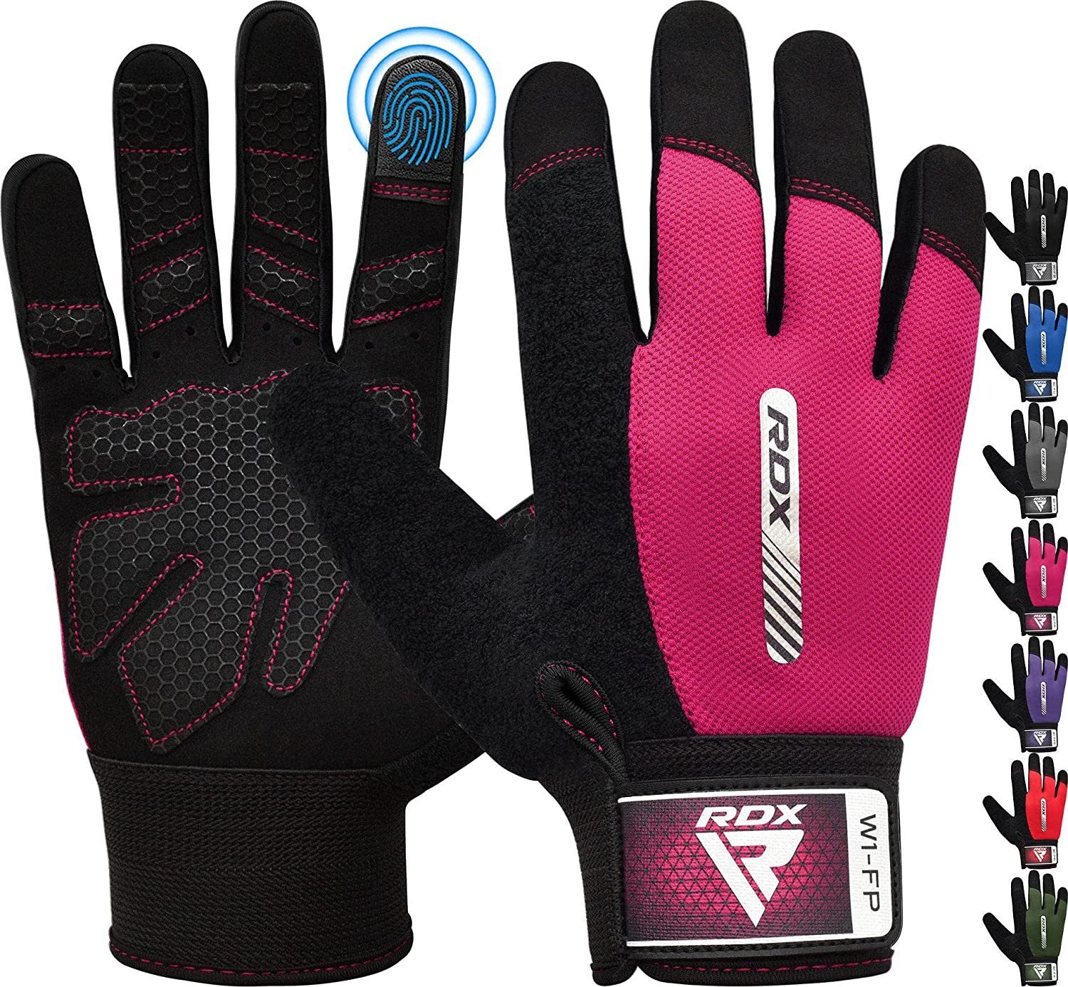 RDX Trainingshandschuhe RDX PINK Full Fitness Handschuhe Training Frauen Männer Gewichtheben Finger