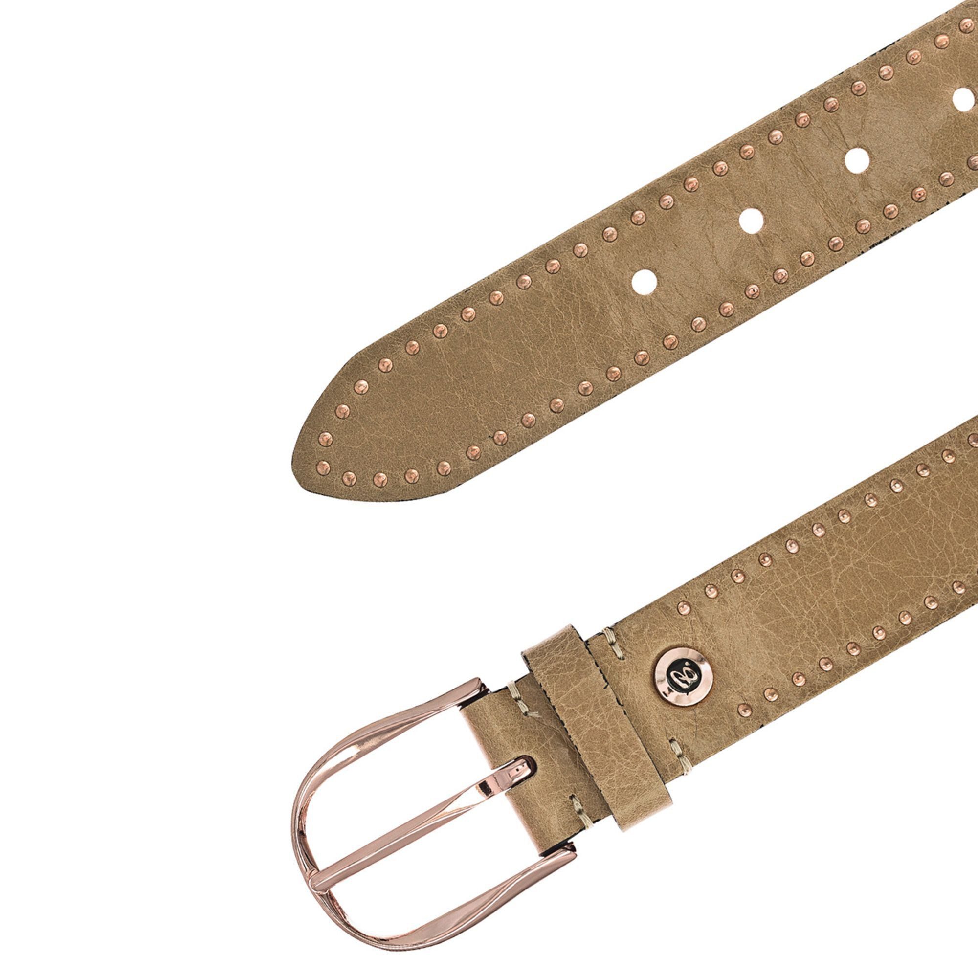 b.belt Ledergürtel Dornschließe günstig online kaufen