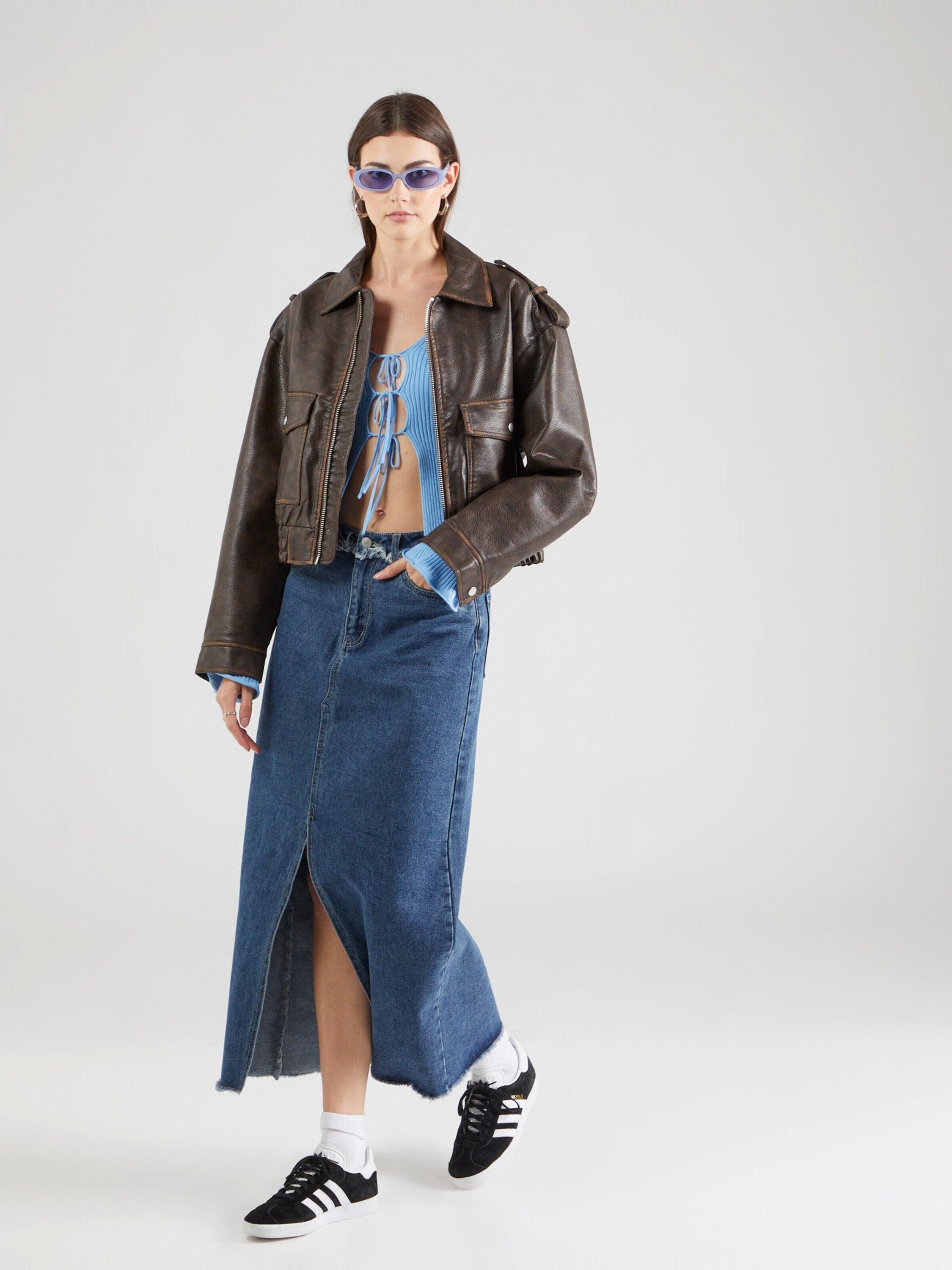 Vero Moda A-Linien-Rock VMLOUISA (1-tlg) Fransen