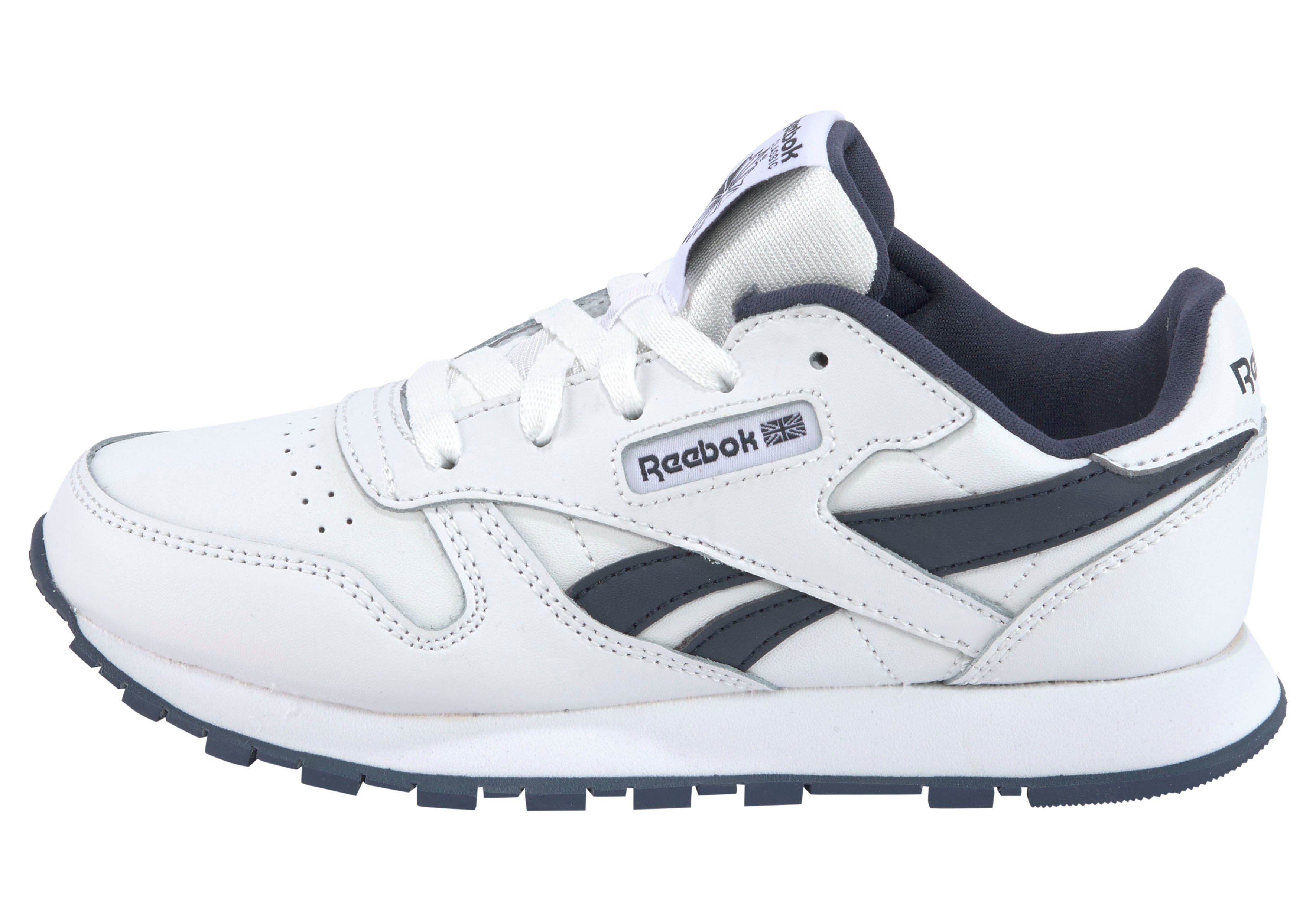 Reebok Classic weiß-navy LEATHER CLASSIC Sneaker