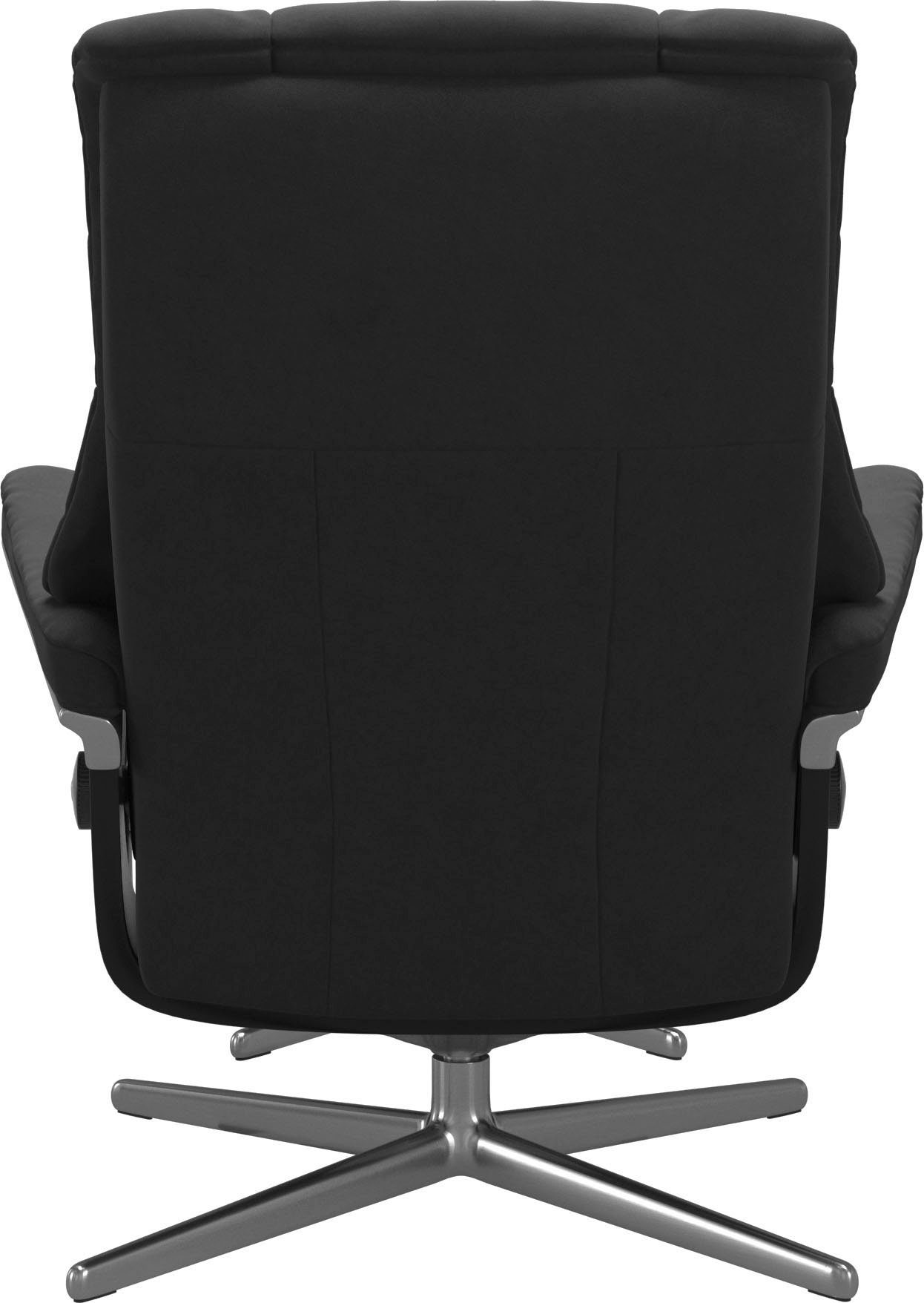 Stressless® Relaxsessel Mayfair, mit Cross Base, Größe S, M & L, Holzakzent Schwarz