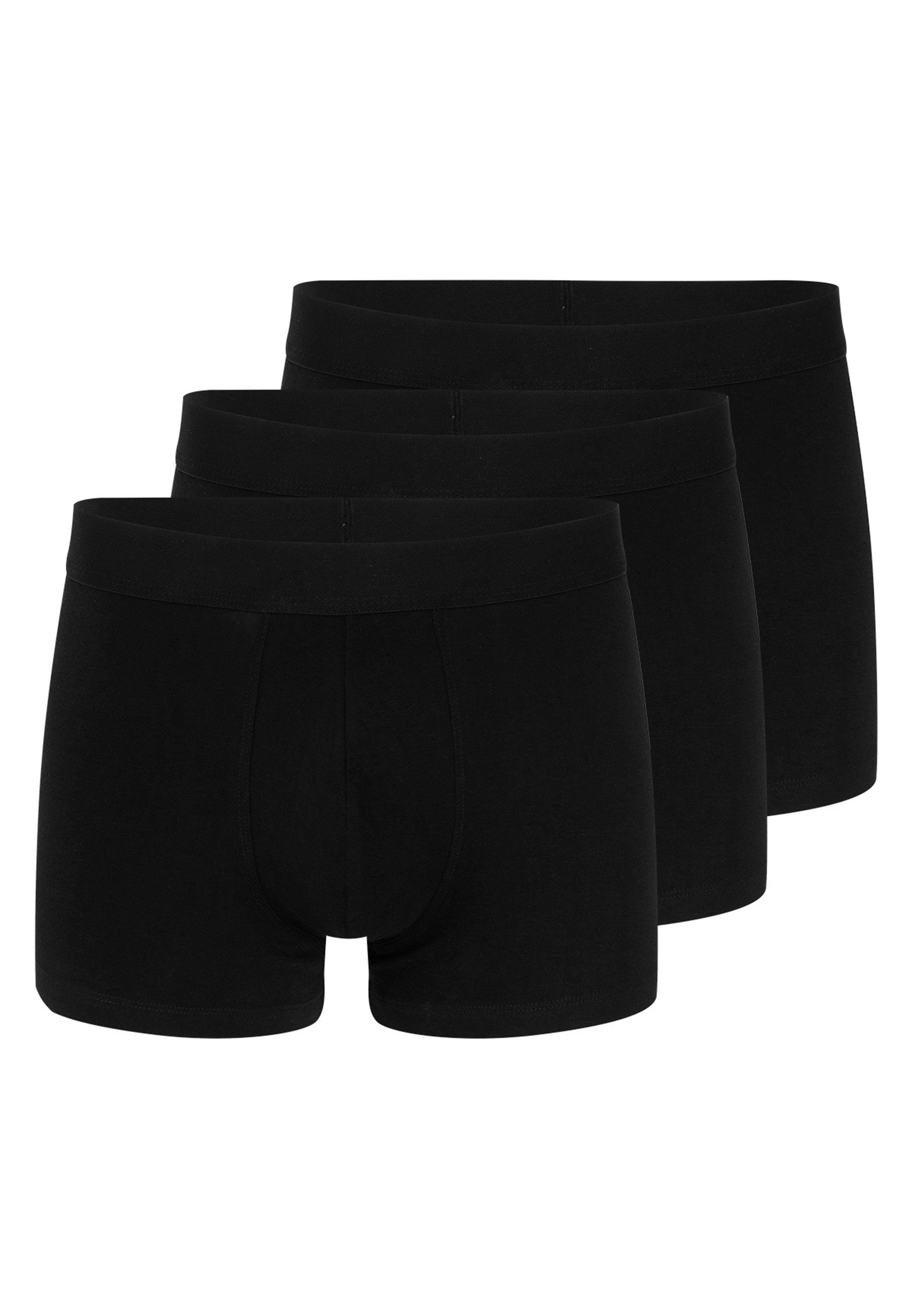 Almonu Retro Boxer 3er Pack Organic Cotton (Spar-Set, 3-St) Retro Short / Pant - Baumwolle - Ohne Eingriff - Atmungsaktiv