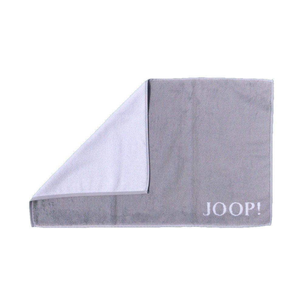 Handtuch Badematte Doubleface Silber Weiß 1600 76
