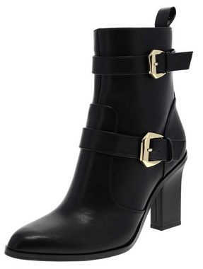 Buffalo ZOE BUCKLE BOOT Schwarz Stiefelette Vegane Damen Stiefelette