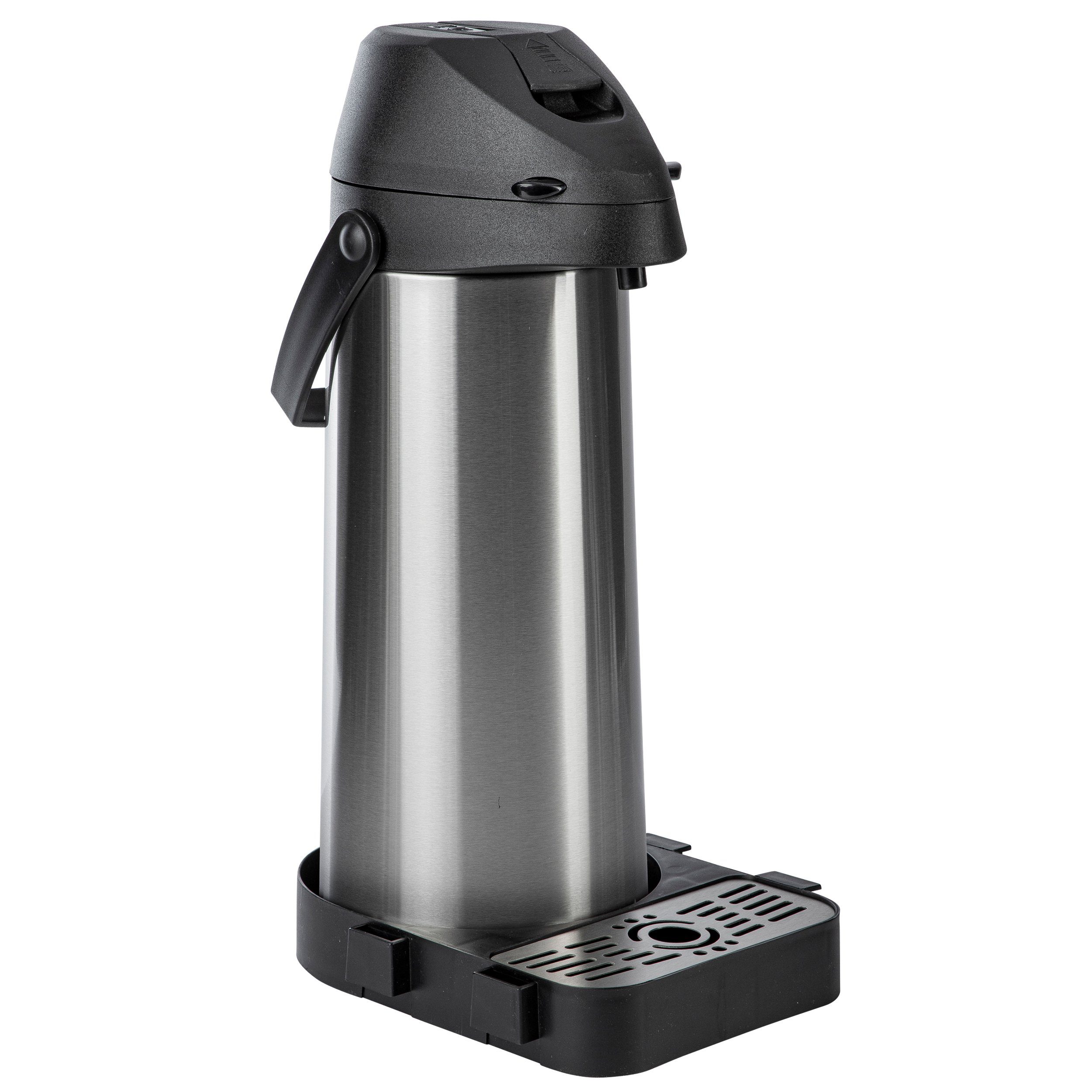 ONVAYA Pump-Isolierkanne Airpot Pumpkanne, Isolierkanne, Thermoskanne, Edelstahl, 1.9L, 3L, 5L, 1.9 l